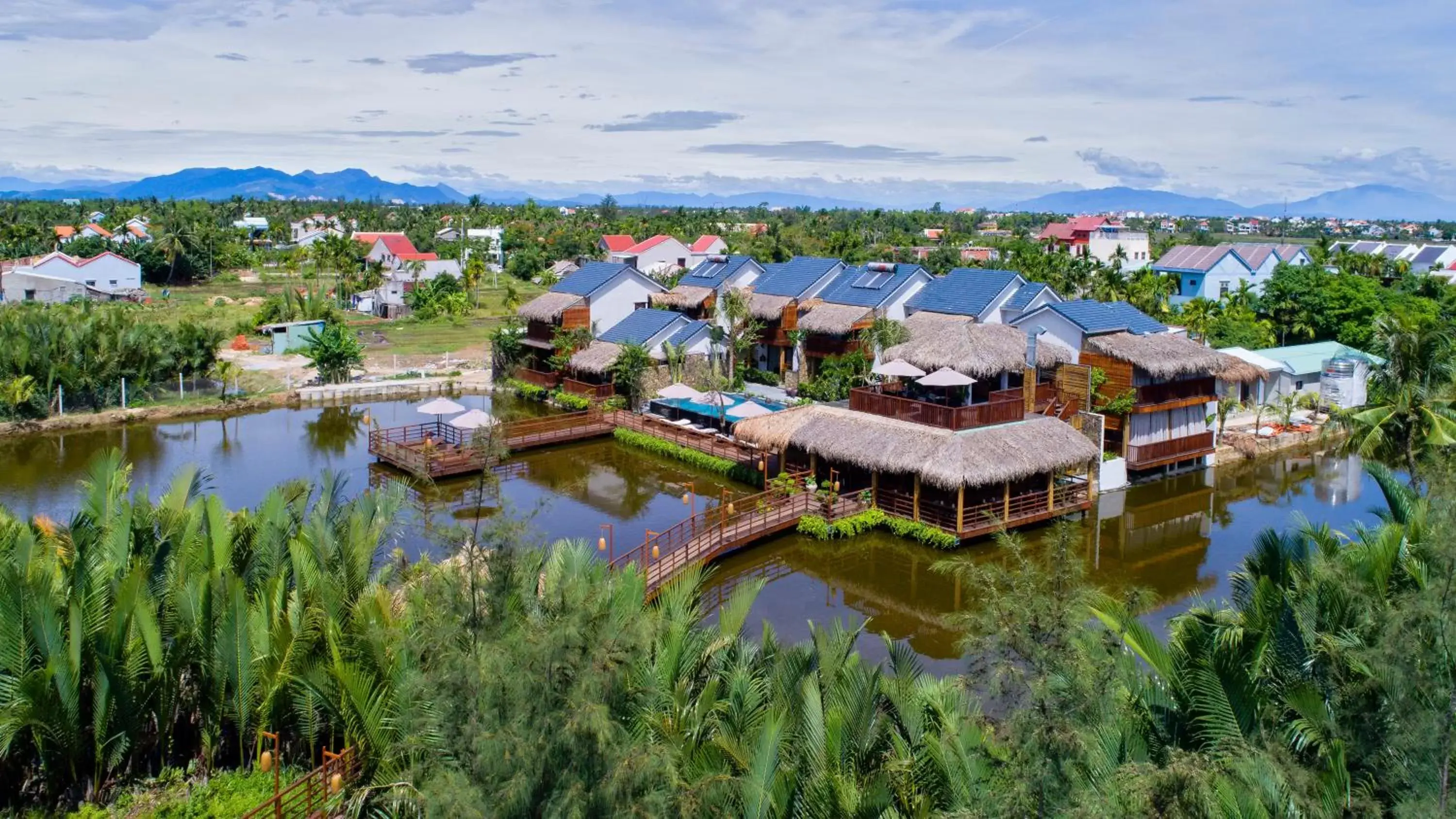 Bird's eye view, Bird's-eye View in Hoi An Eco Lodge & Spa