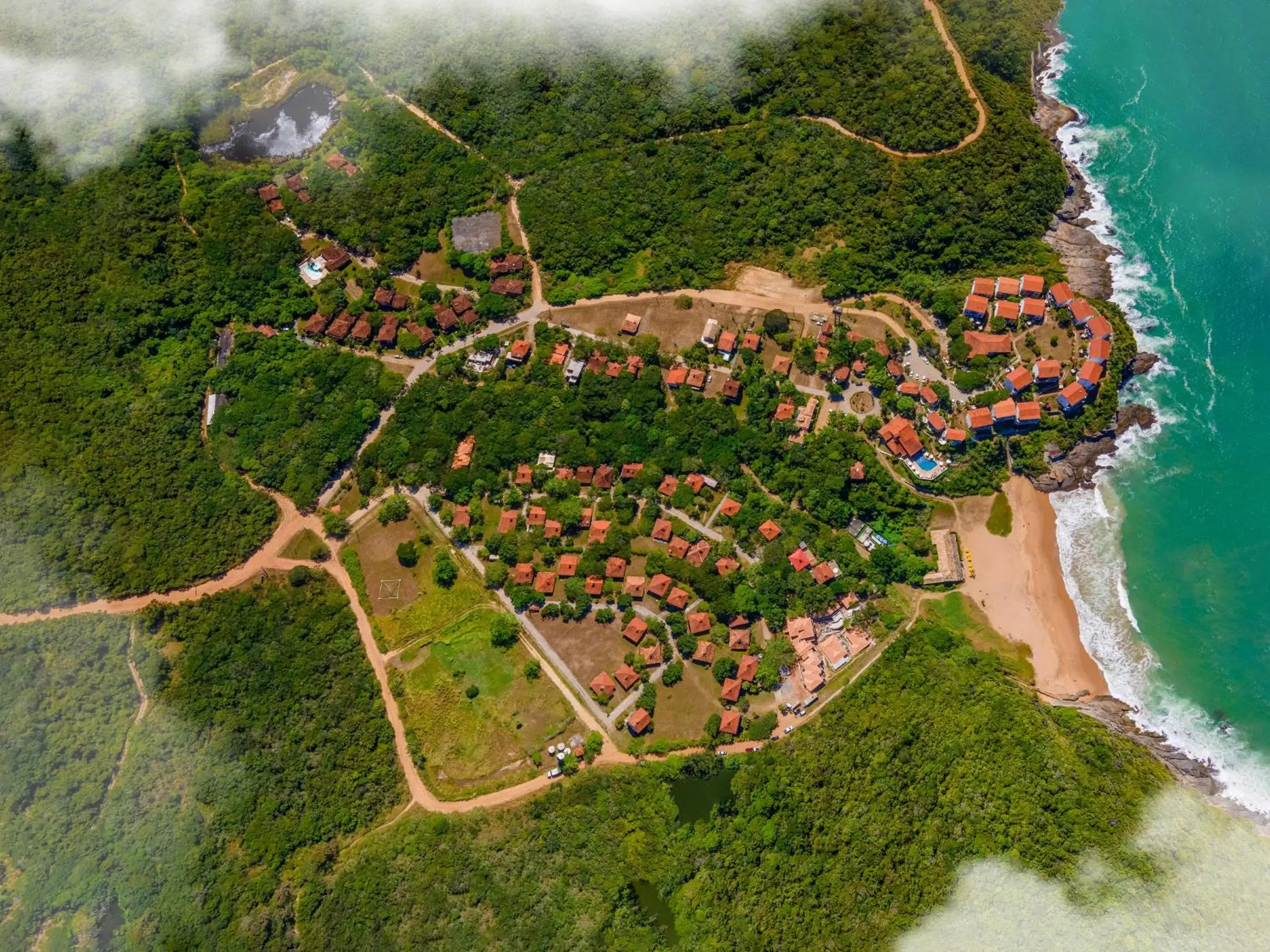 Property building, Bird's-eye View in Buzios Espiritualidade Hotel