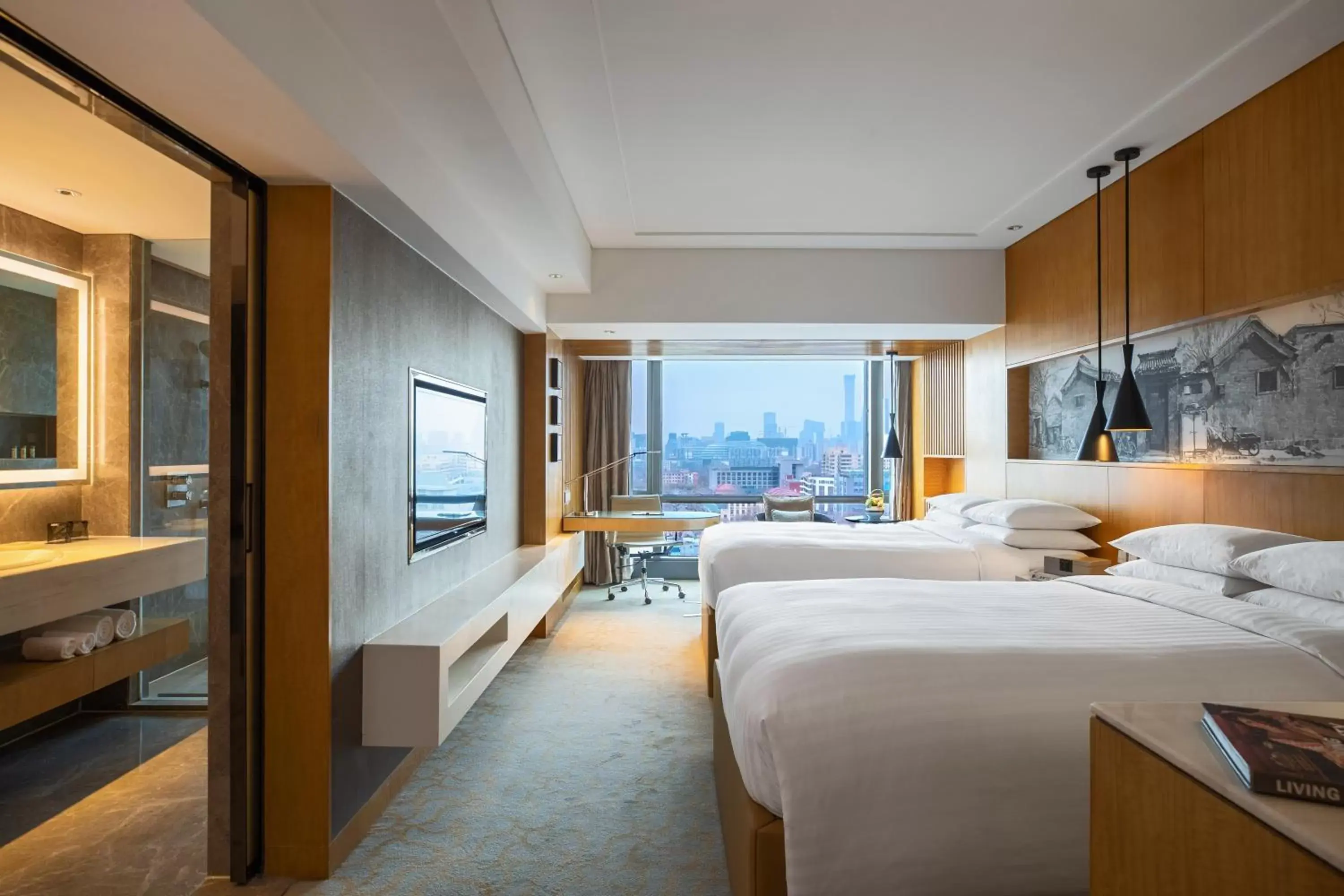 Bedroom in Renaissance Beijing Wangfujing Hotel