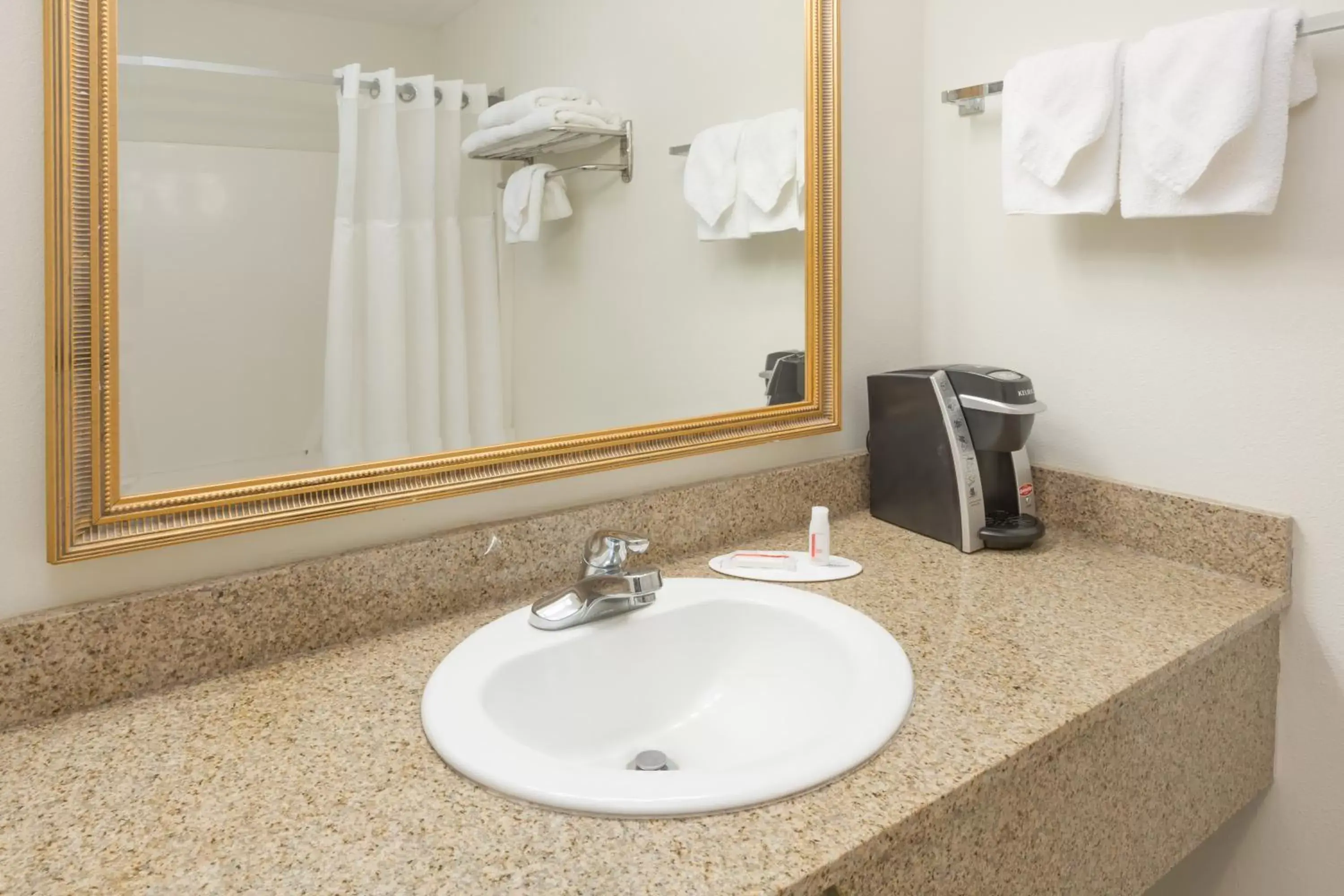 Bathroom in Days Inn by Wyndham Biloxi Beach