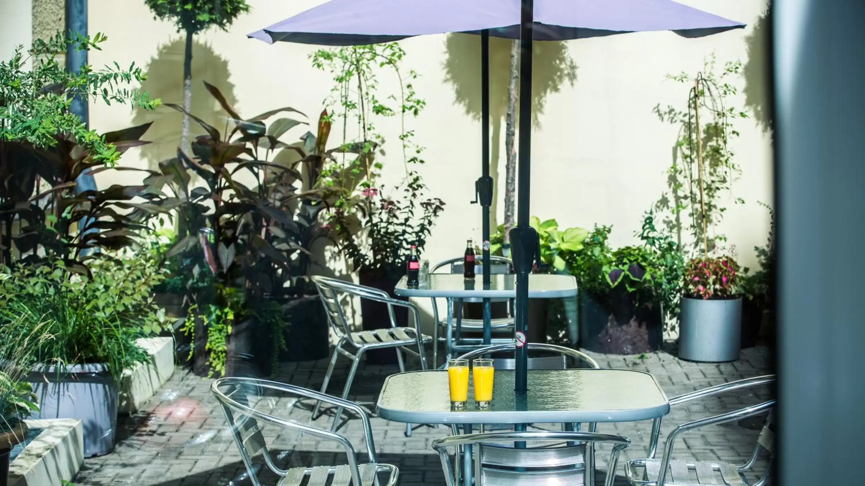 Balcony/Terrace in Hestia Hotel Jugend