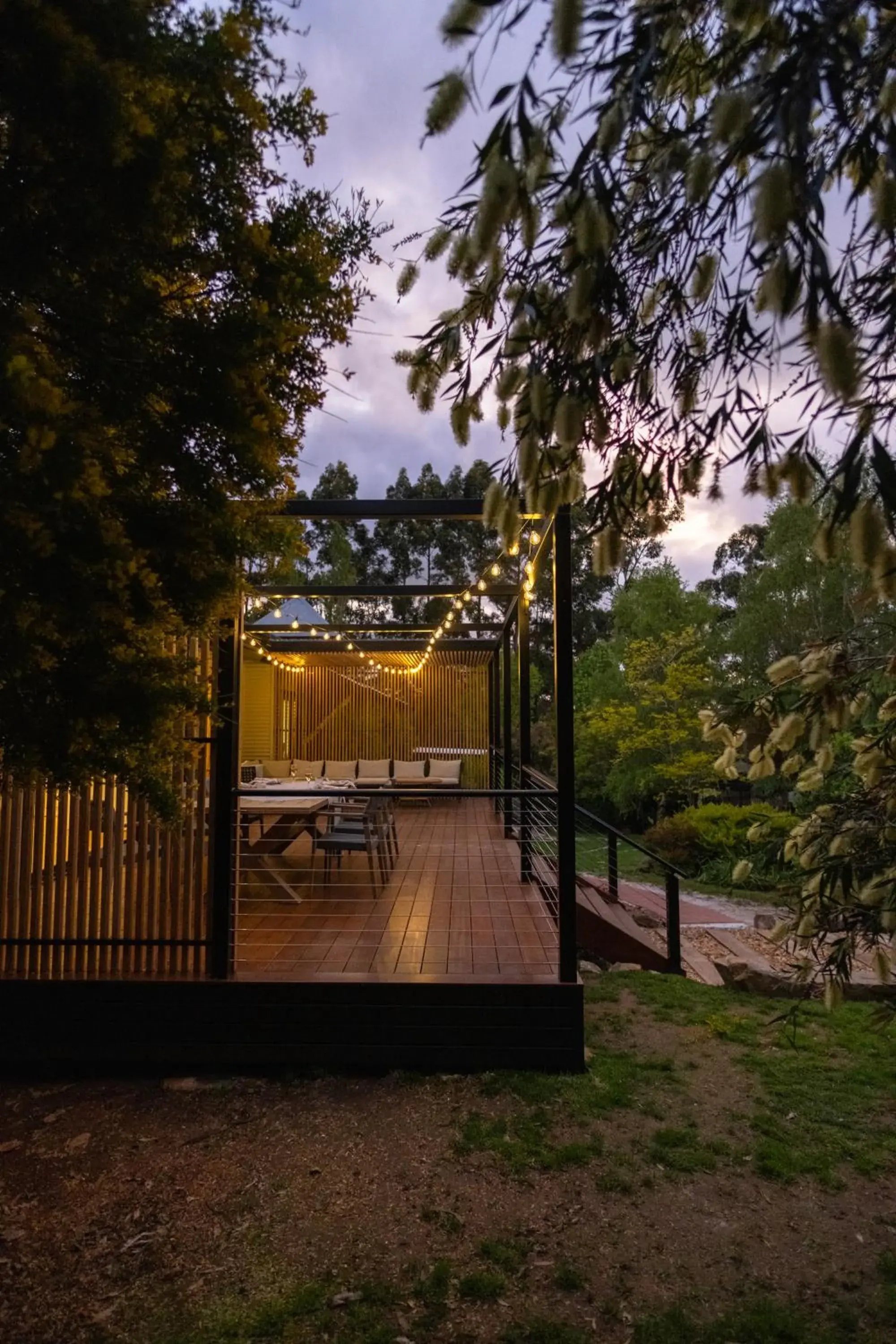 Garden view in Chimes Spa Retreat