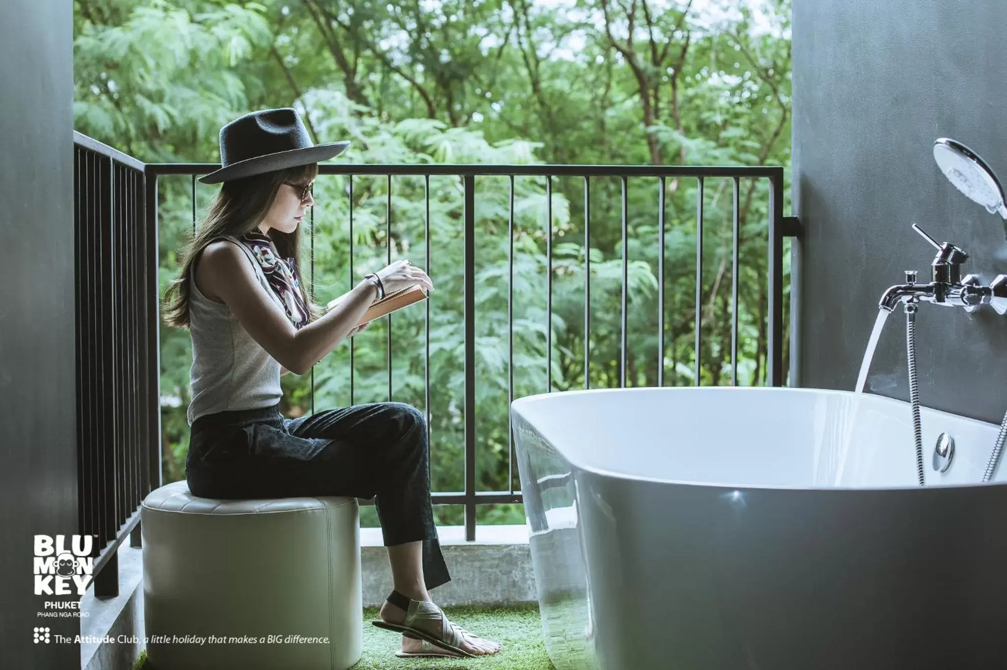 Bath in Blu Monkey Hub and Hotel Phuket - SHA Extra Plus