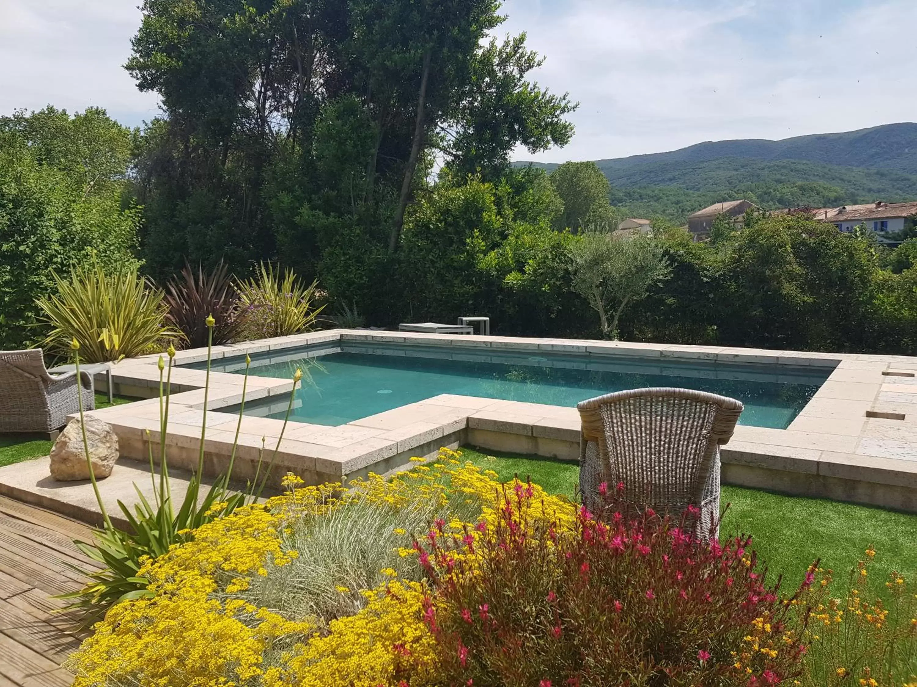 Garden, Swimming Pool in Le Couvent D'Herepian