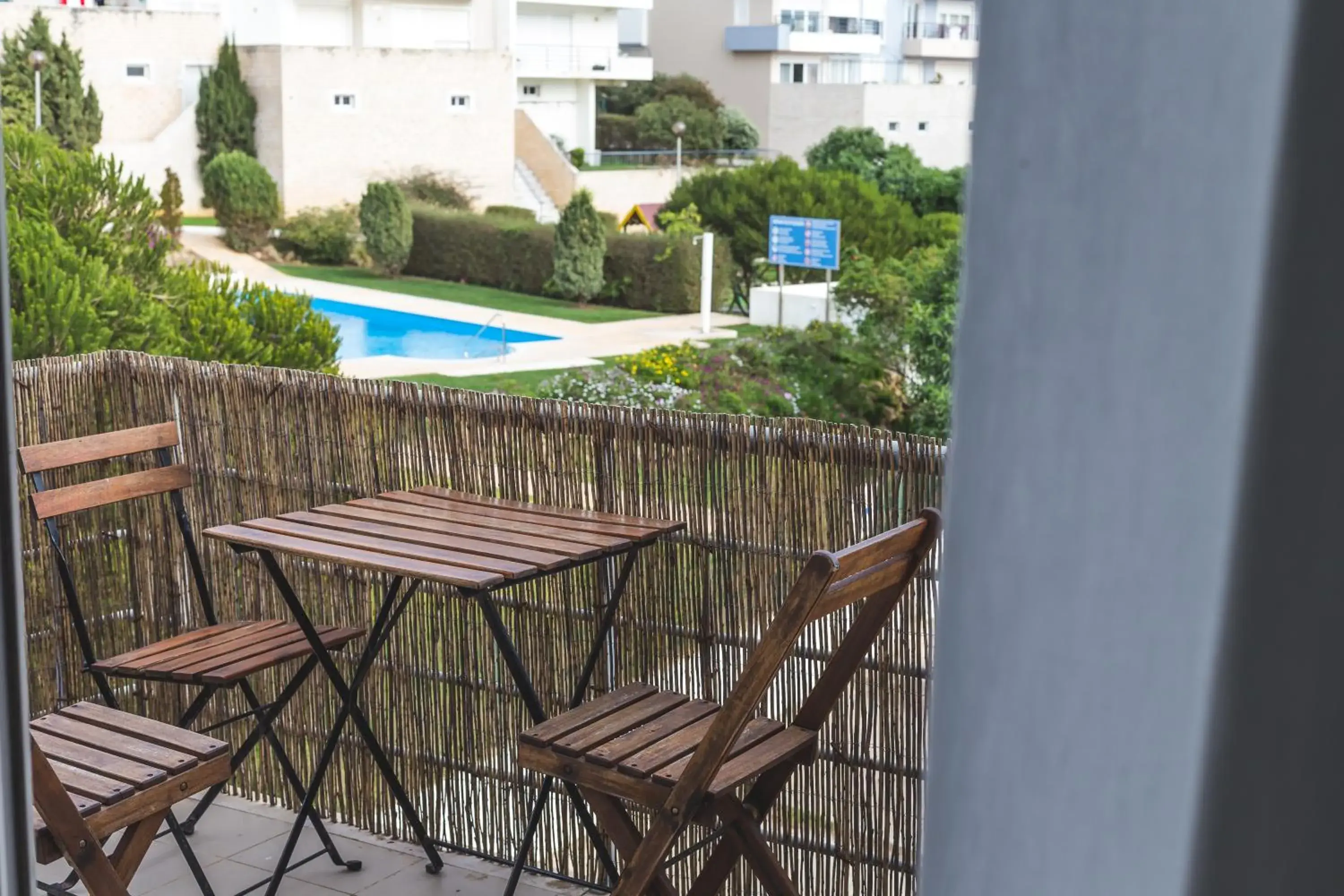 Balcony/Terrace, Pool View in Ericeira Chill Hill Hostel & Private Rooms