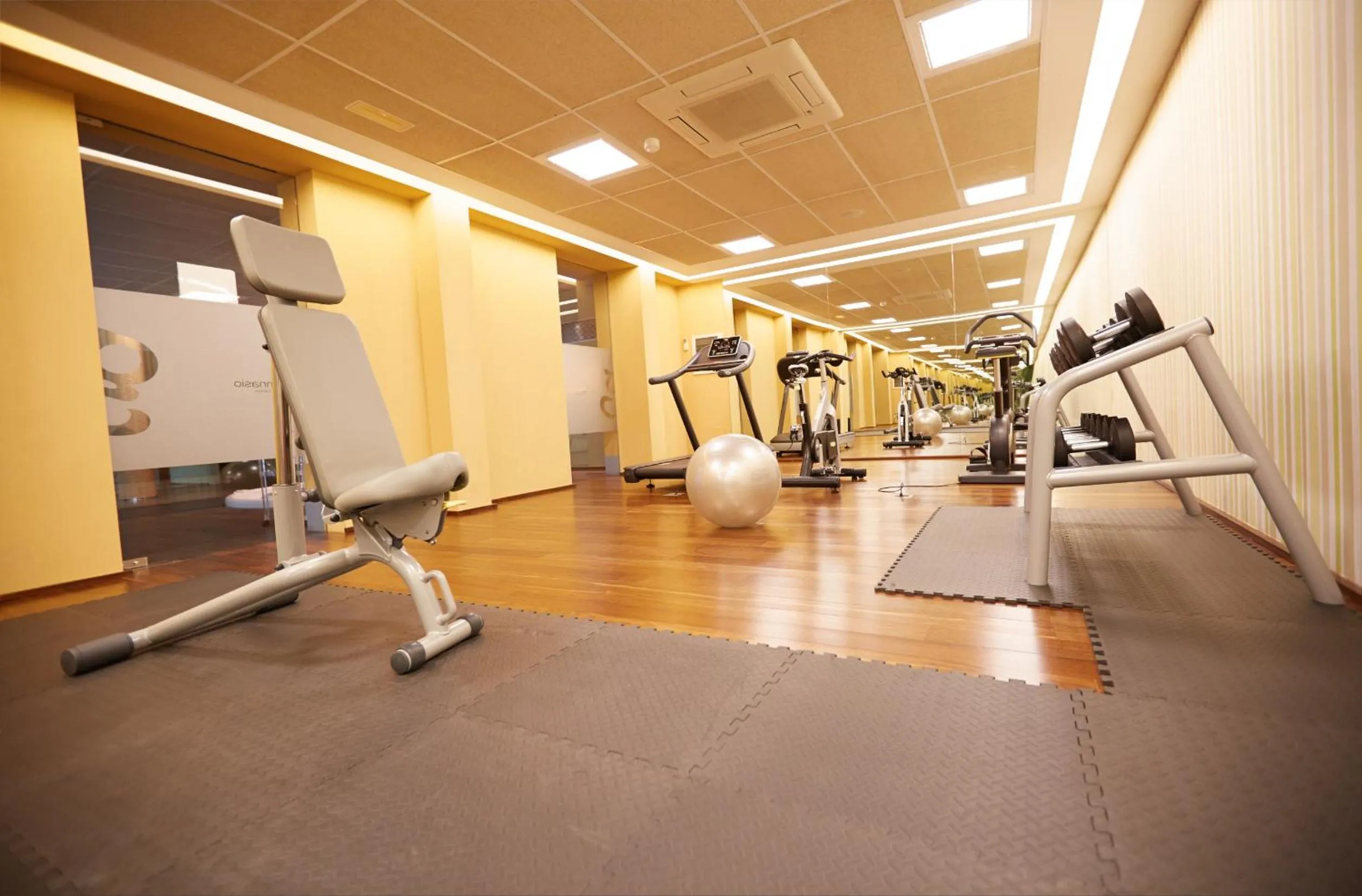 Fitness centre/facilities in Hotel Ego