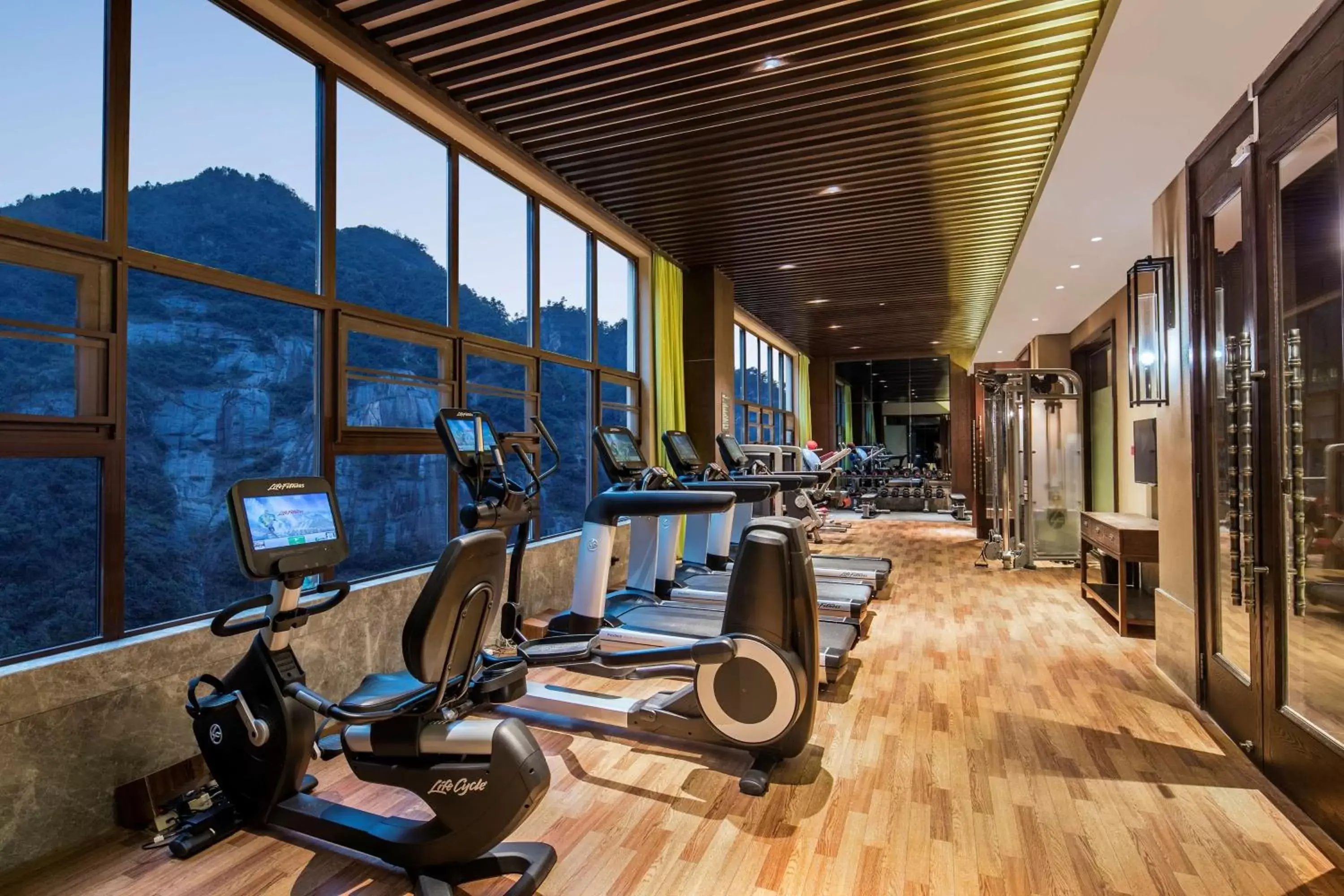 Fitness centre/facilities in Hilton Sanqingshan Resort Fitness centre/facilities in Hilton Sanqingshan Resort