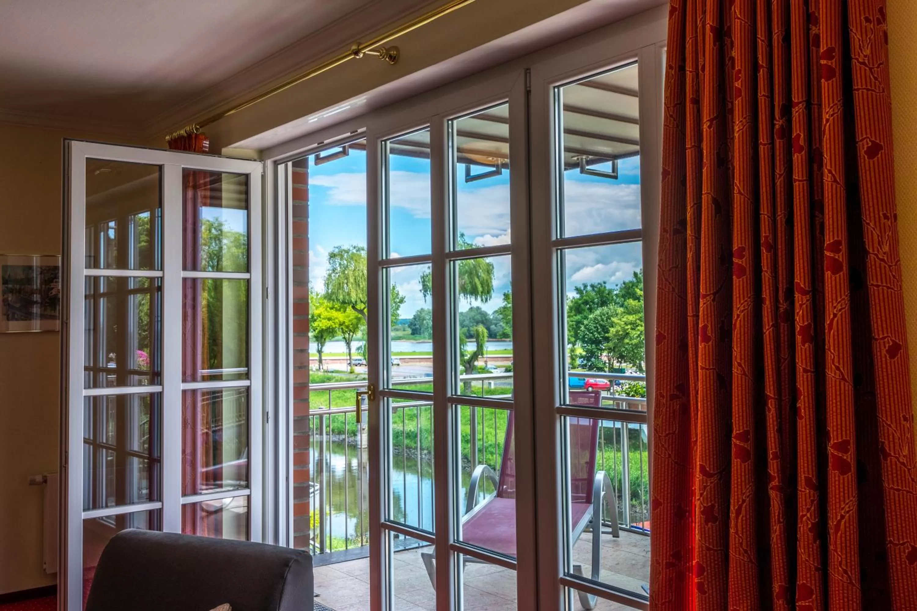 River view in Hotel Hafen Hitzacker - Elbe