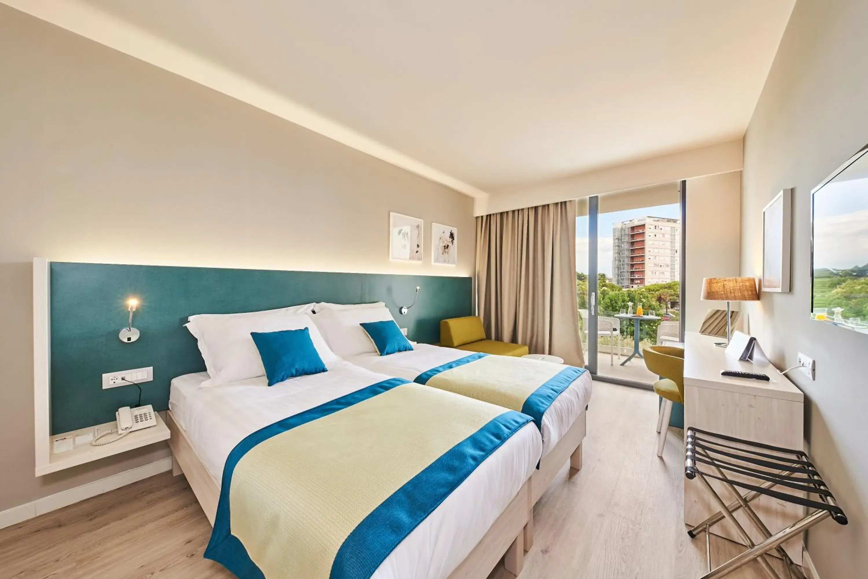 Bedroom, Bed in Hotel Sipar Plava Laguna Bedroom, Bed in Hotel Sipar Plava Laguna