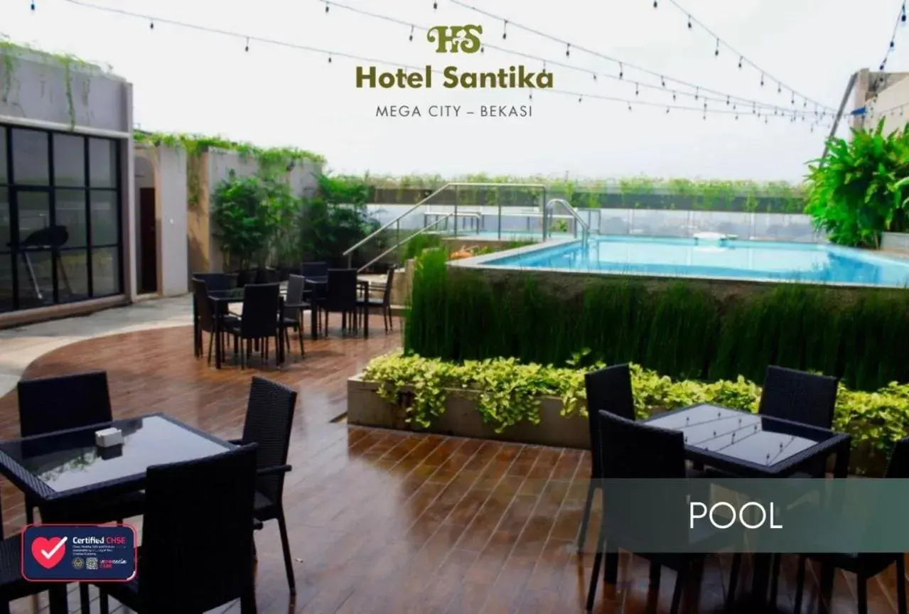 Natural landscape, Restaurant/Places to Eat in Hotel Santika Mega City - Bekasi