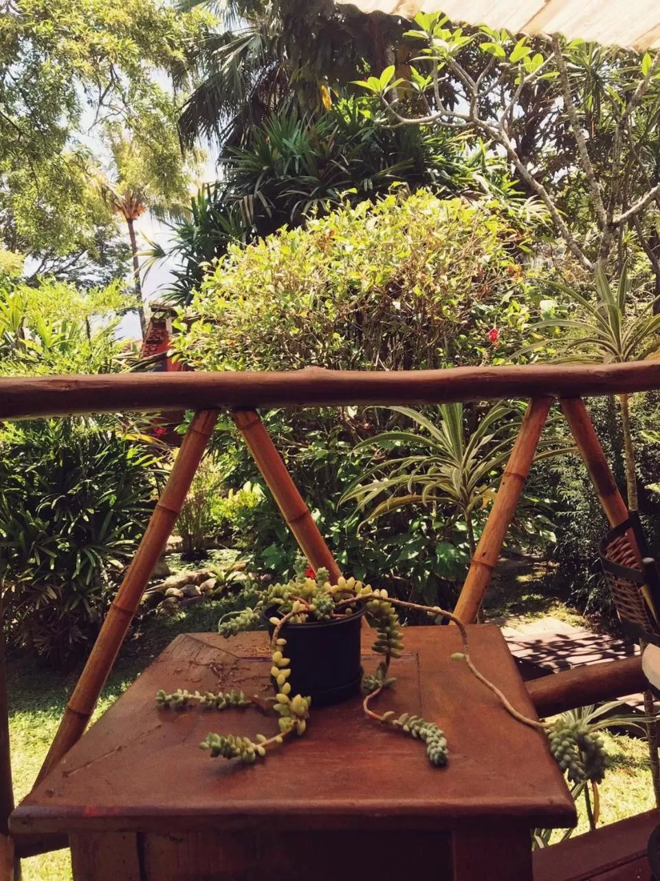 Garden view in Pousada Canto Bella Terra