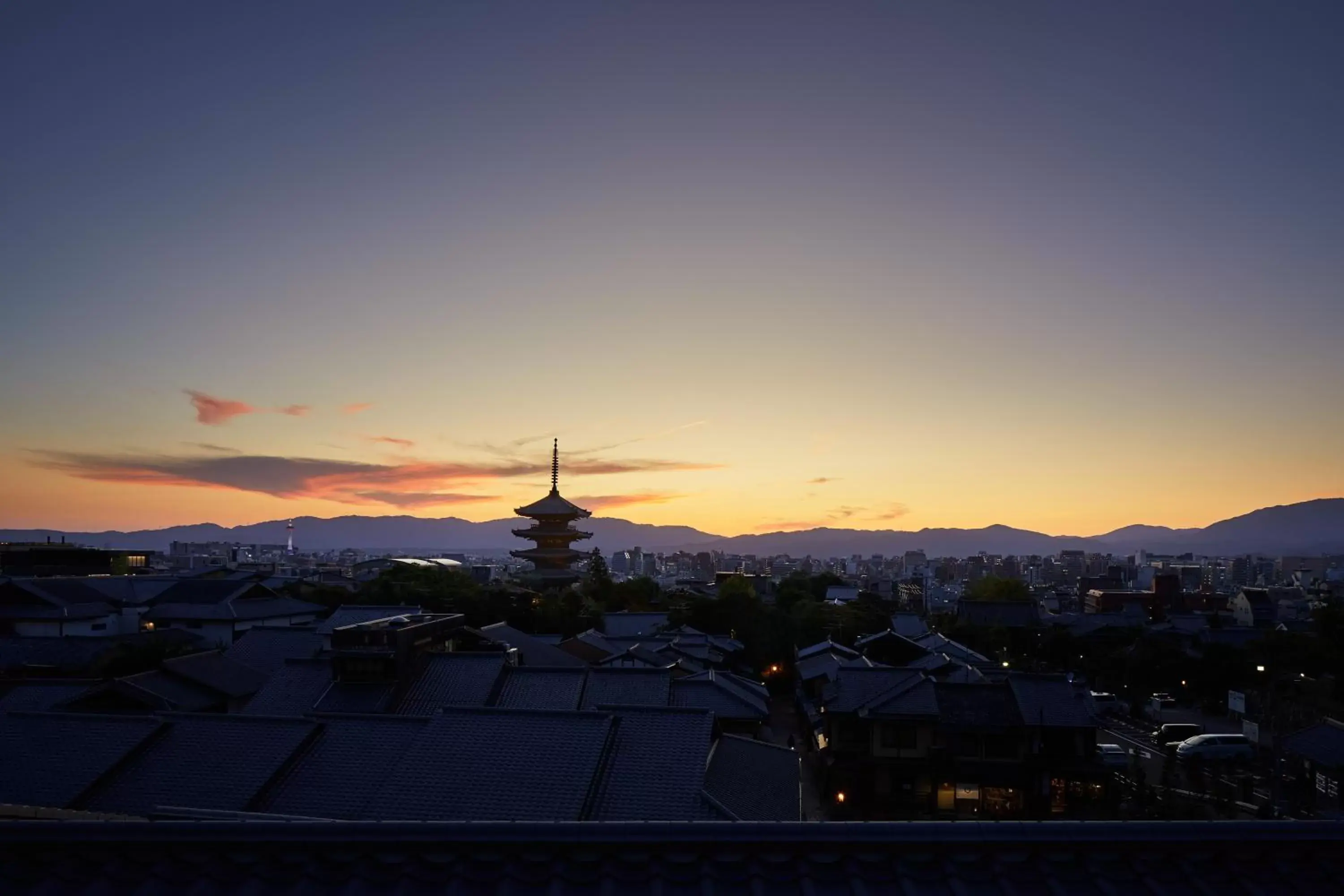 City view, Sunrise/Sunset in Park Hyatt Kyoto