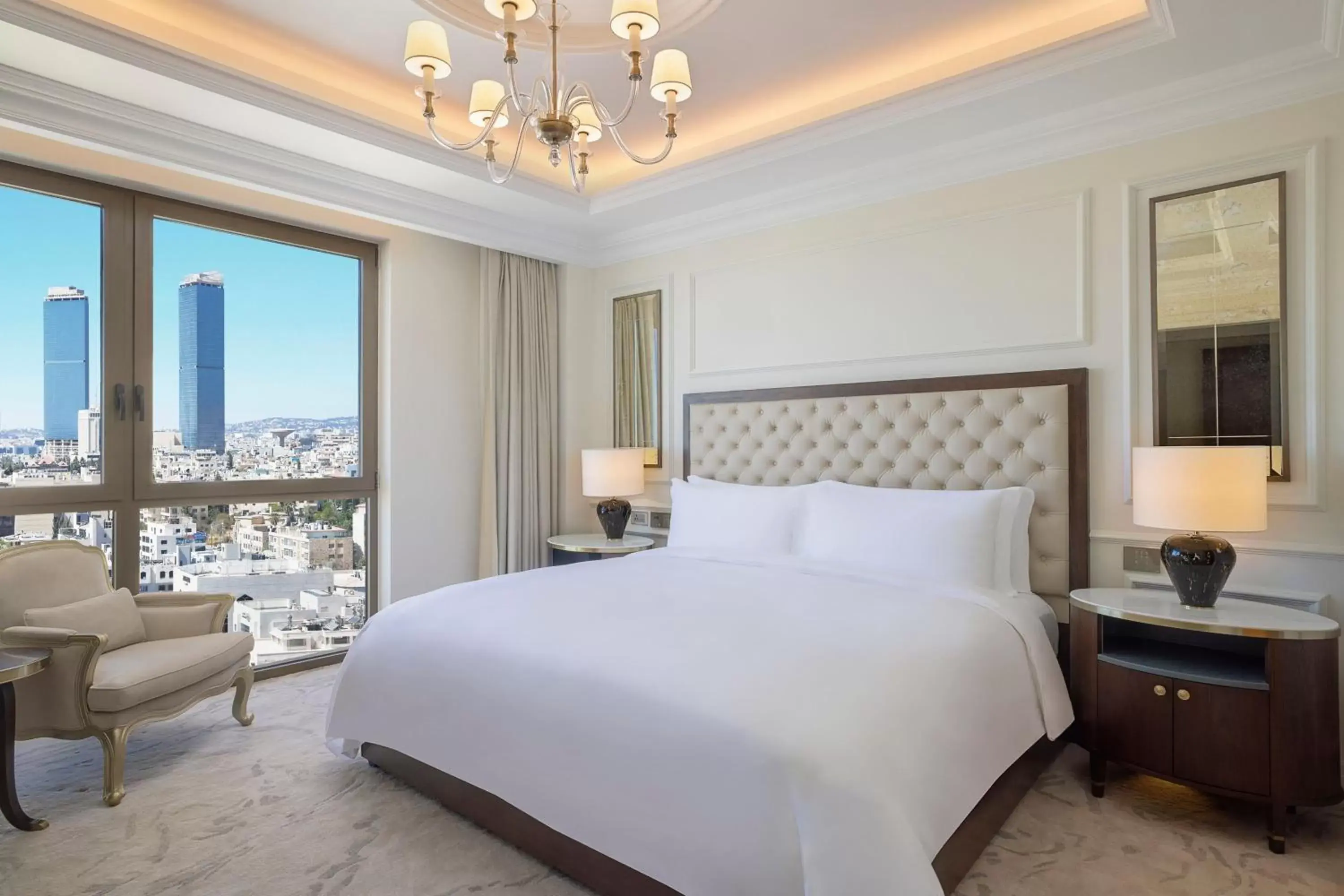 Photo of the whole room, Bed in The Ritz-Carlton, Amman