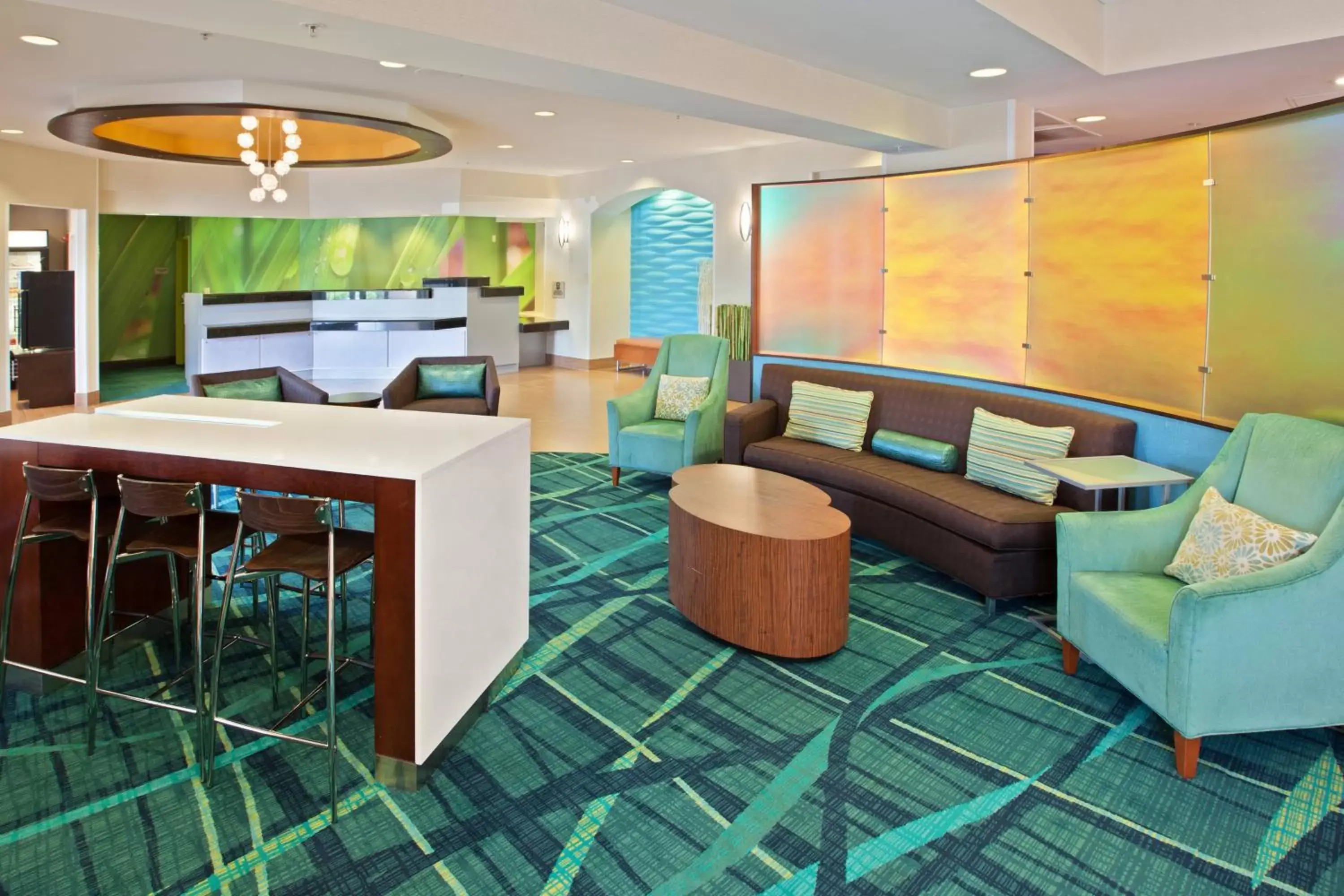 Lobby or reception in Springhill Suites by Marriott Chicago Schaumburg/Woodfield Mall