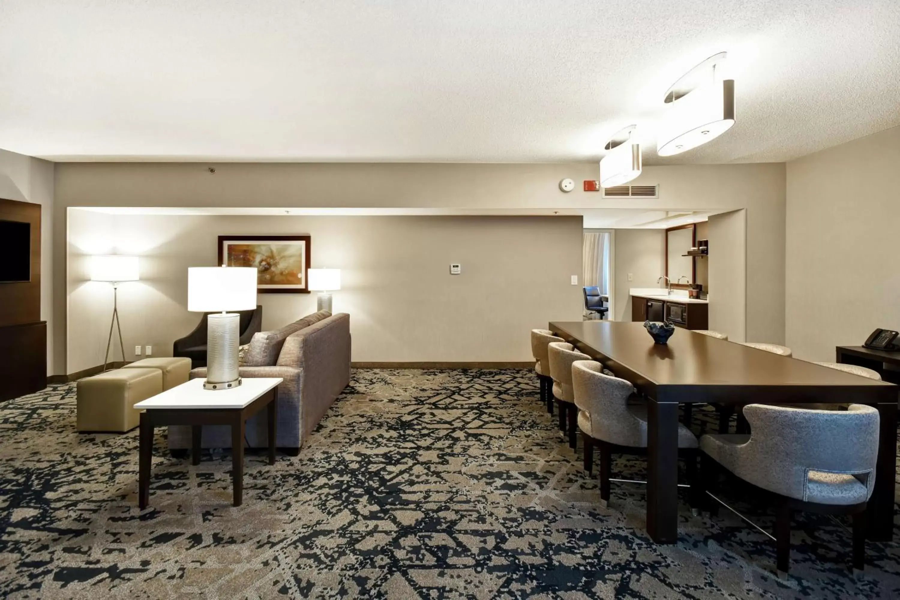 Living room in Embassy Suites by Hilton Raleigh Durham Research Triangle