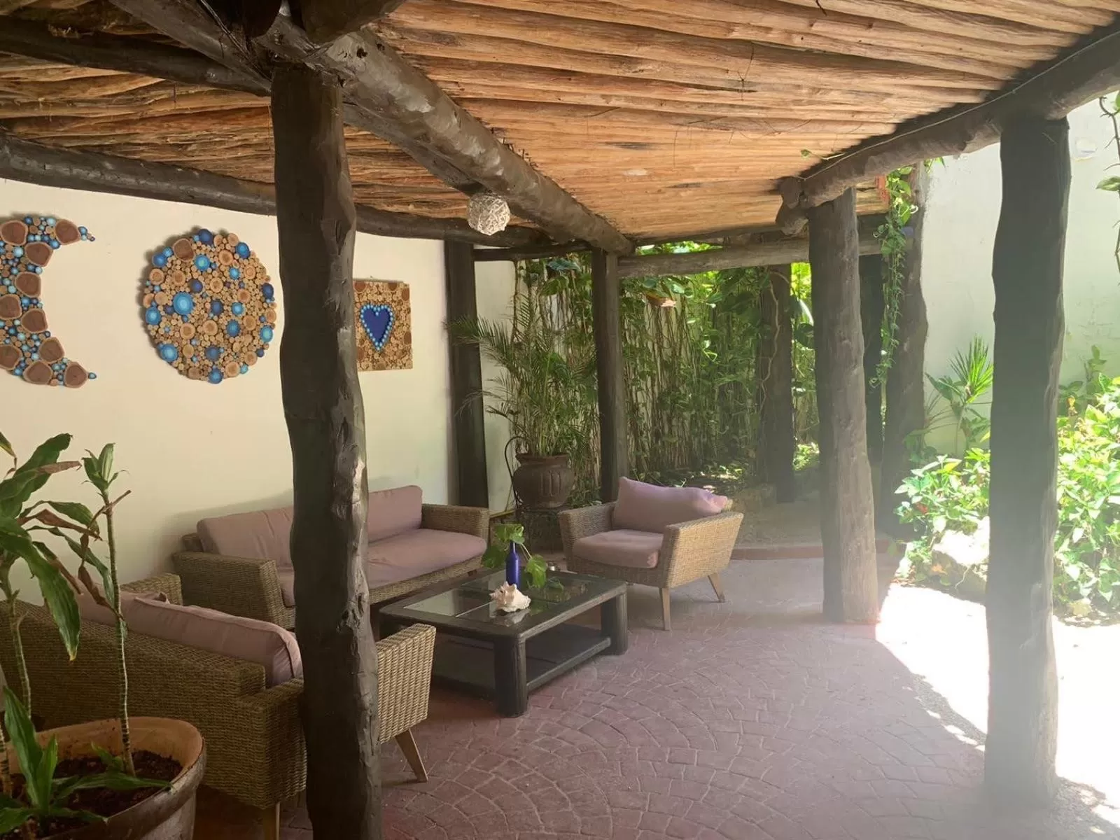 Living room in Casa CARIBE Cancun