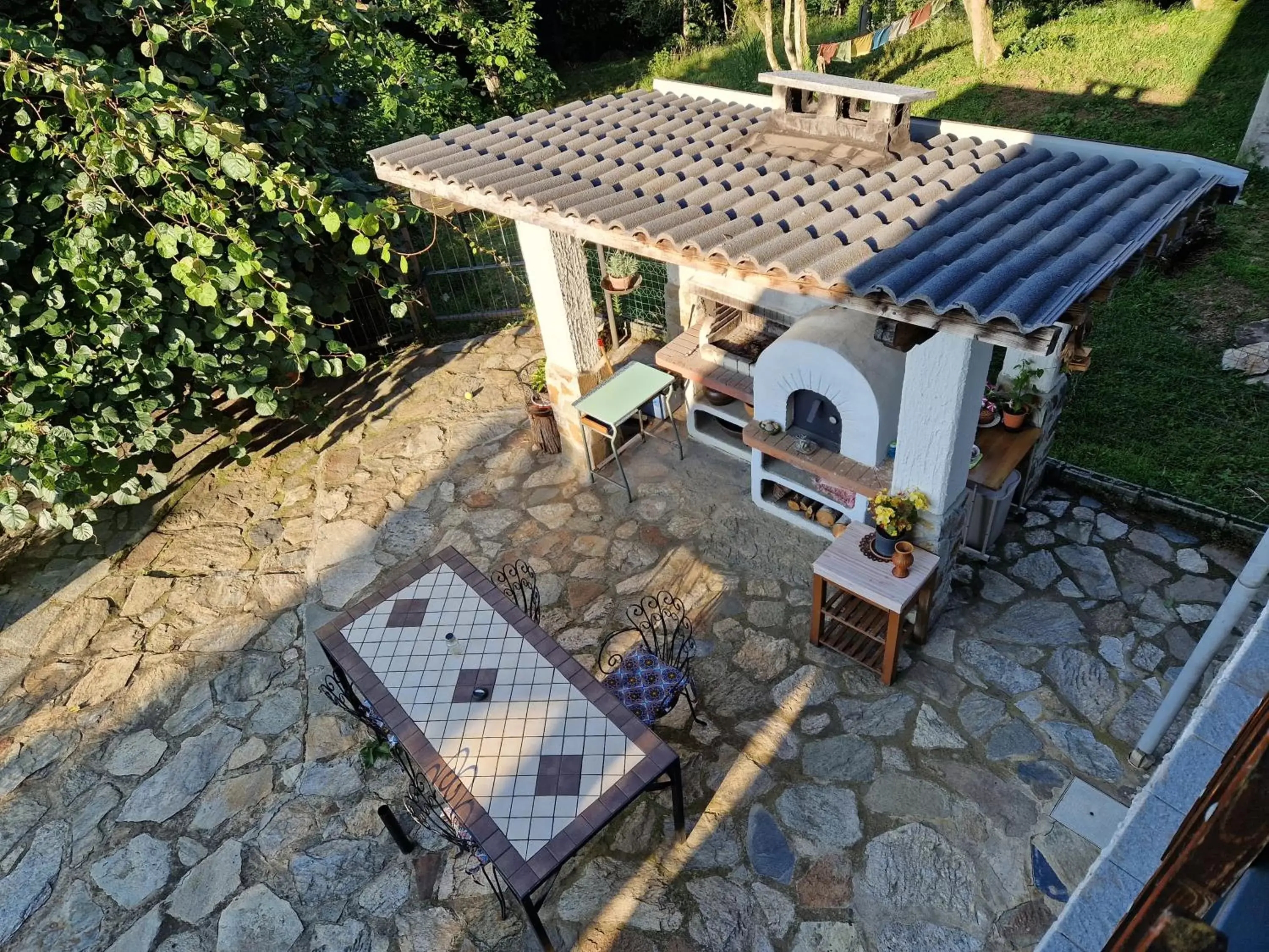 Patio, Bird's-eye View in Casa Omnia B&B