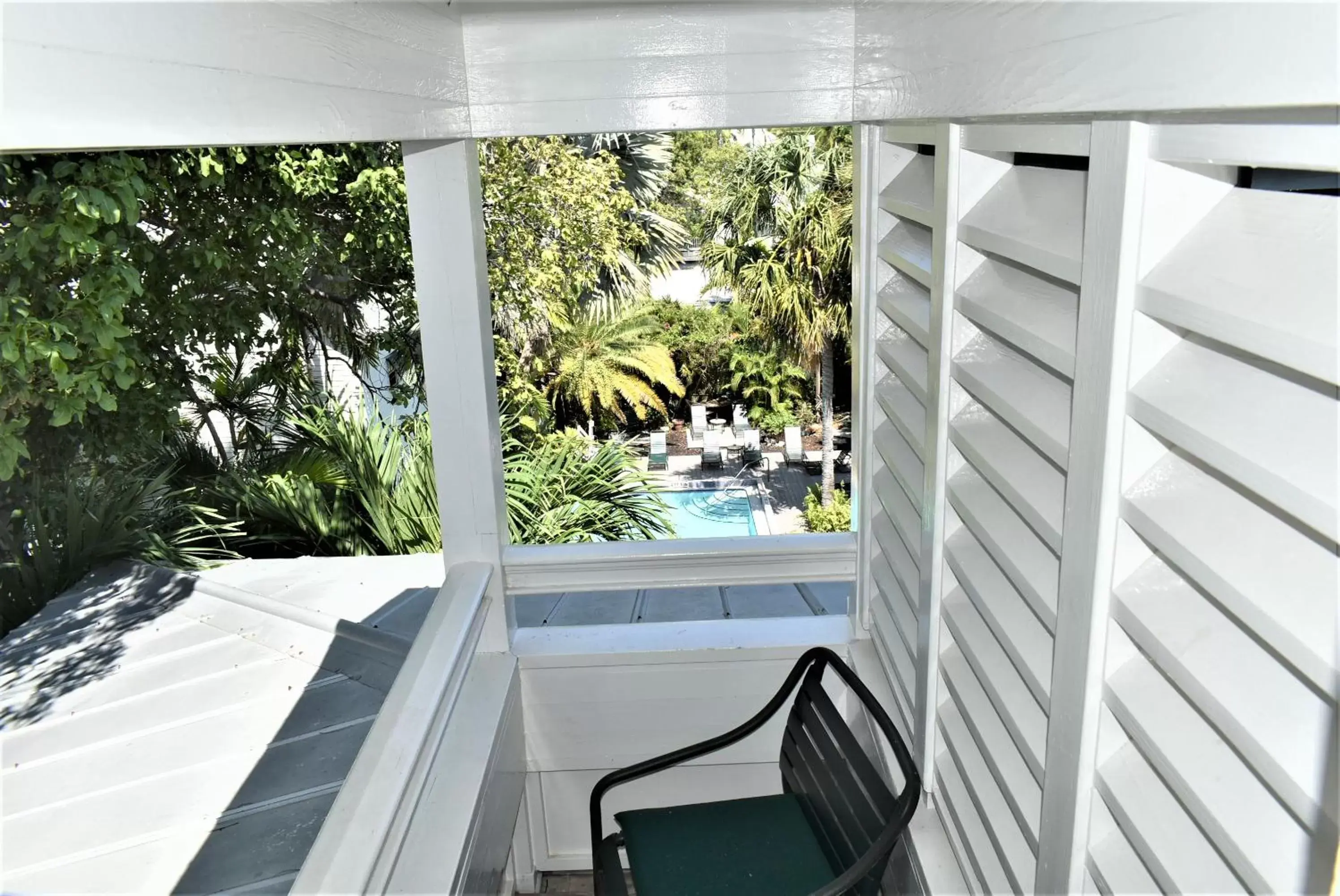 Pool View in Simonton Court Historic Inn & Cottages