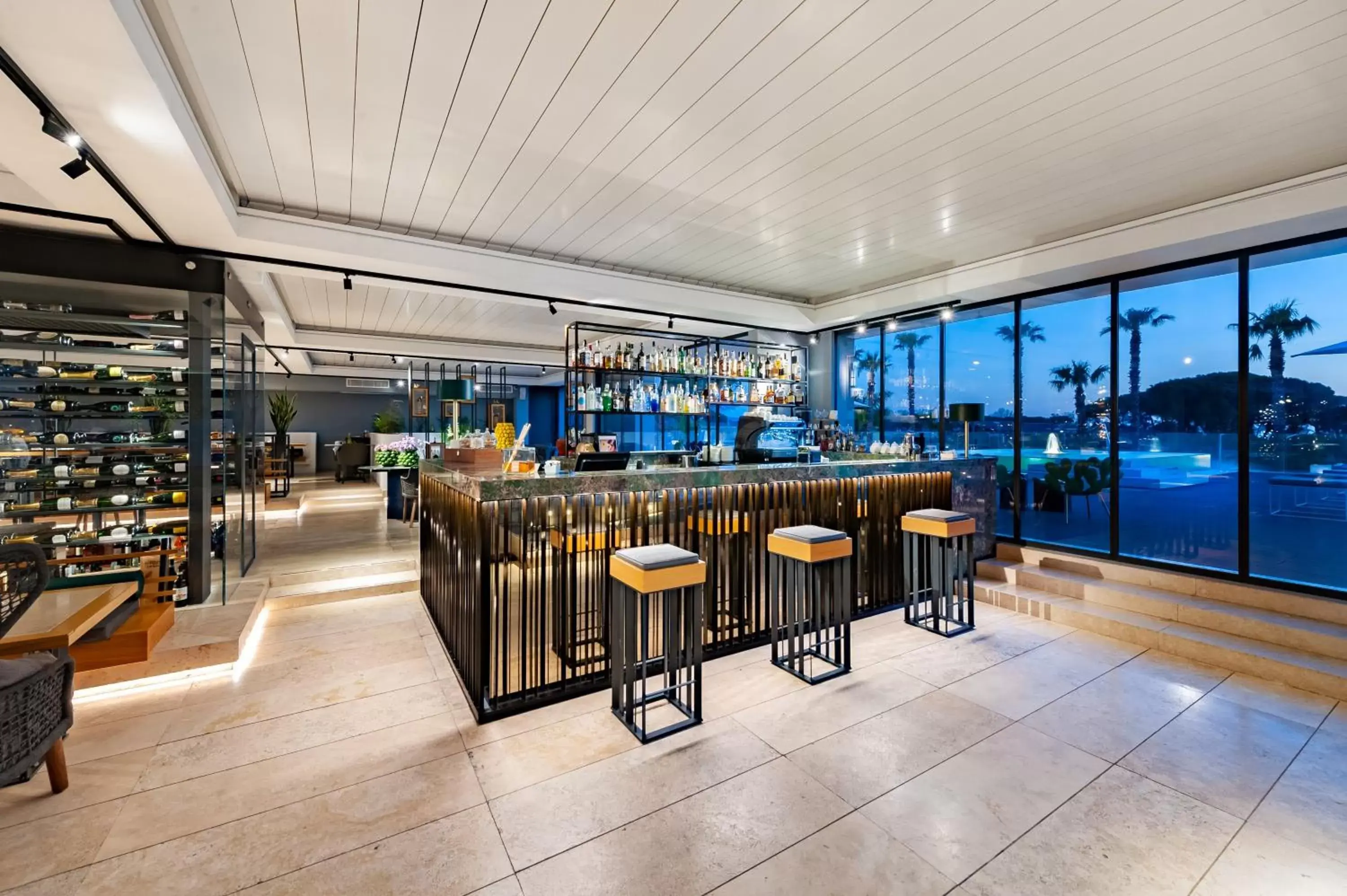 Lounge or bar, Restaurant/Places to Eat in Mec Paestum Hotel