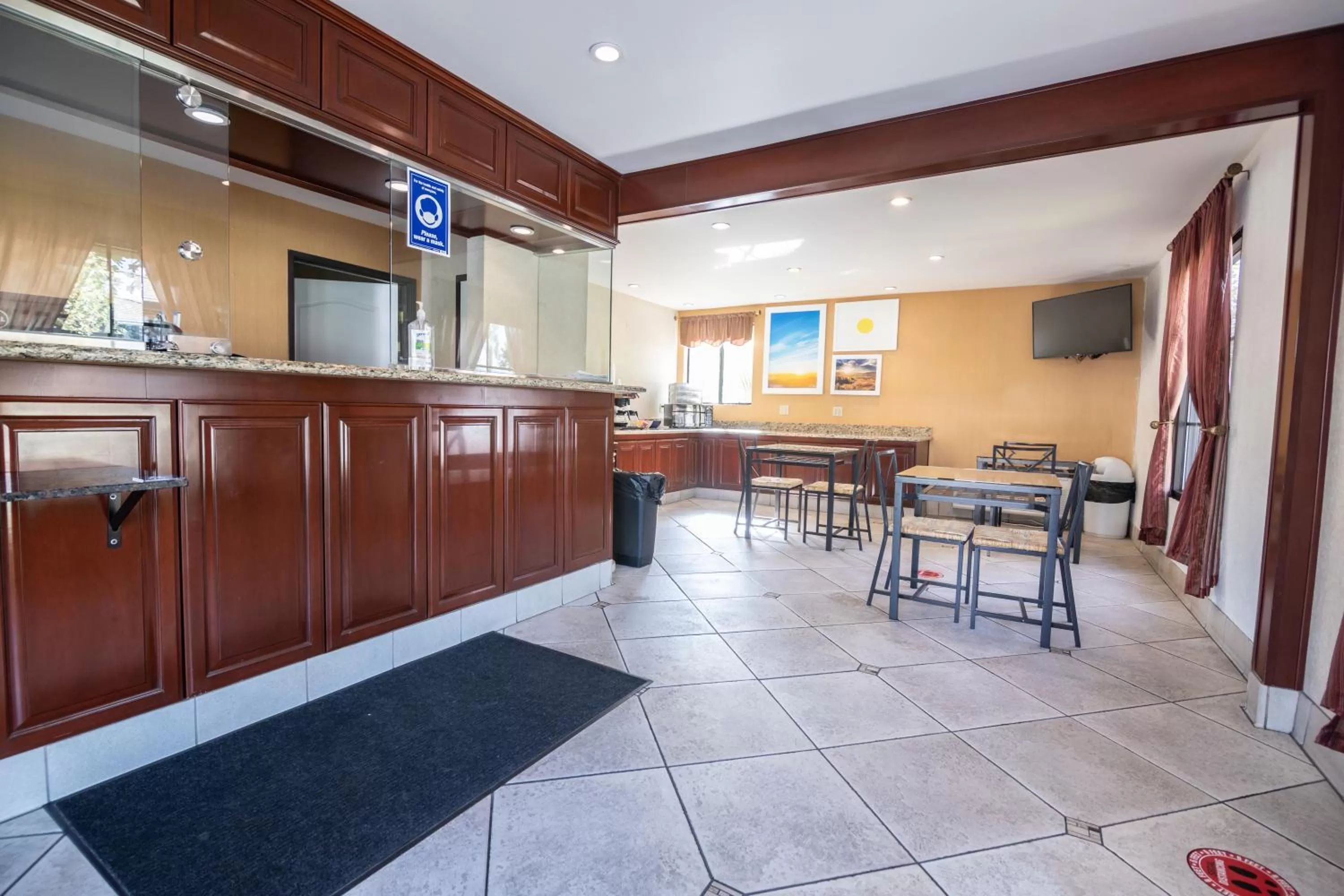 Lobby or reception in Hospitality Inn