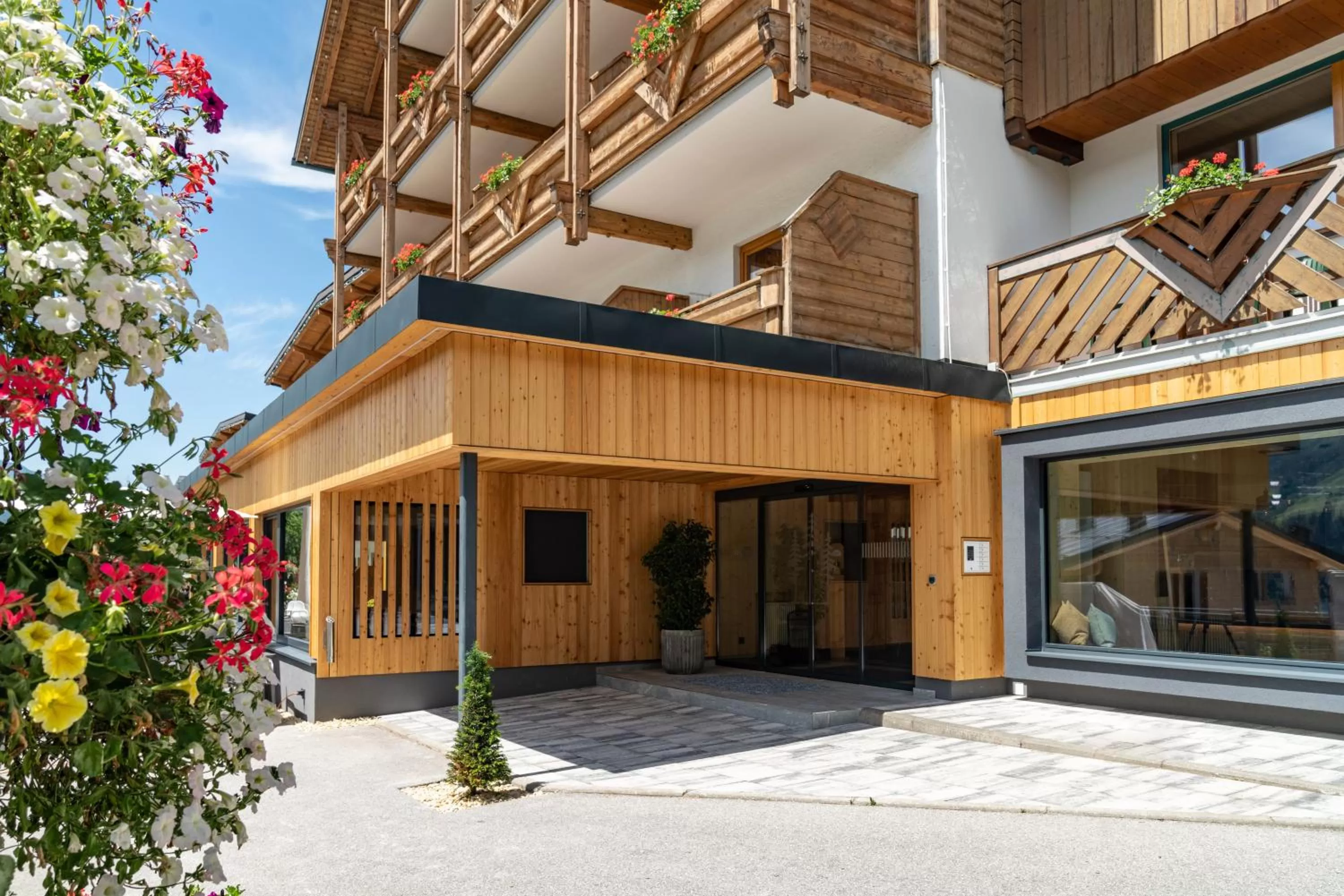 Property building in Ferienalm Panorama Hotel