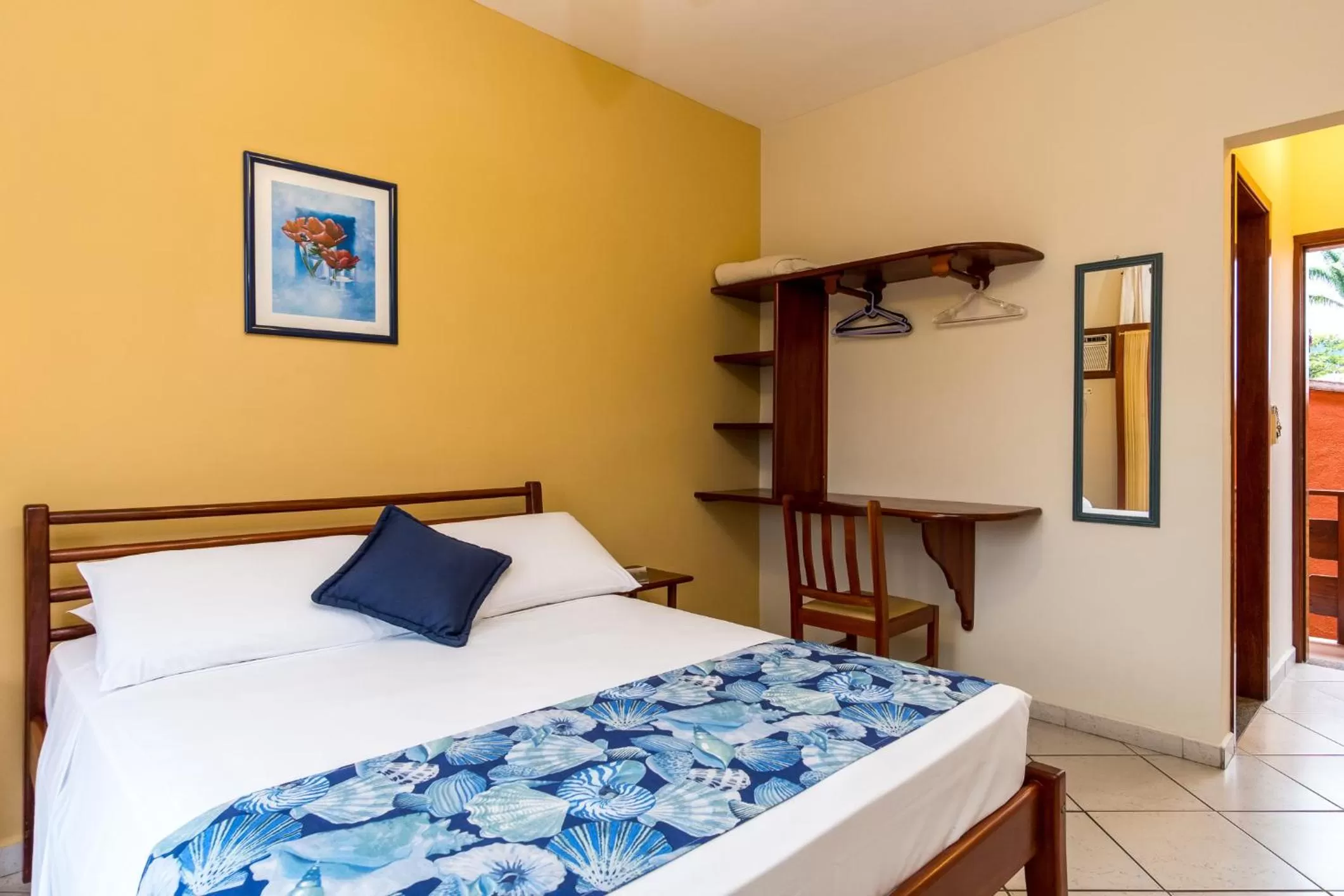 Bed in Pousada Mar Azul