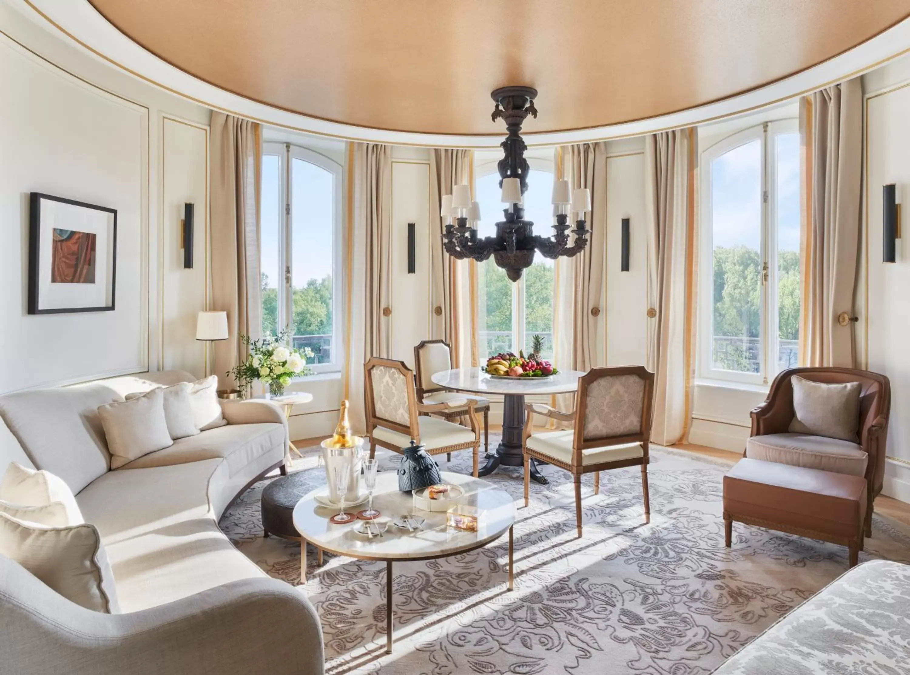 Living room, Seating Area in Mandarin Oriental, Ritz Madrid