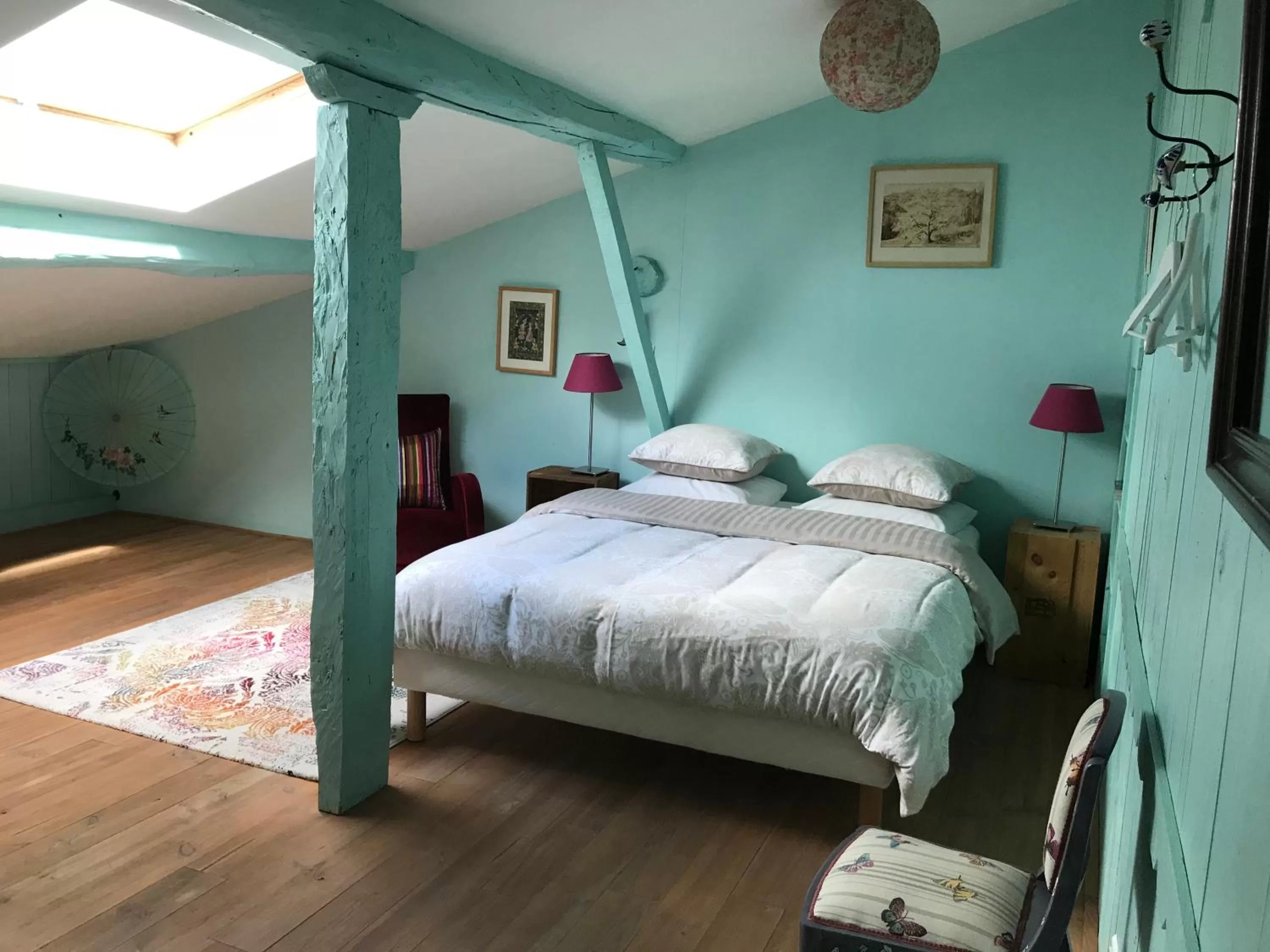 Bedroom, Bed in Sûn Chambres d'hôtes