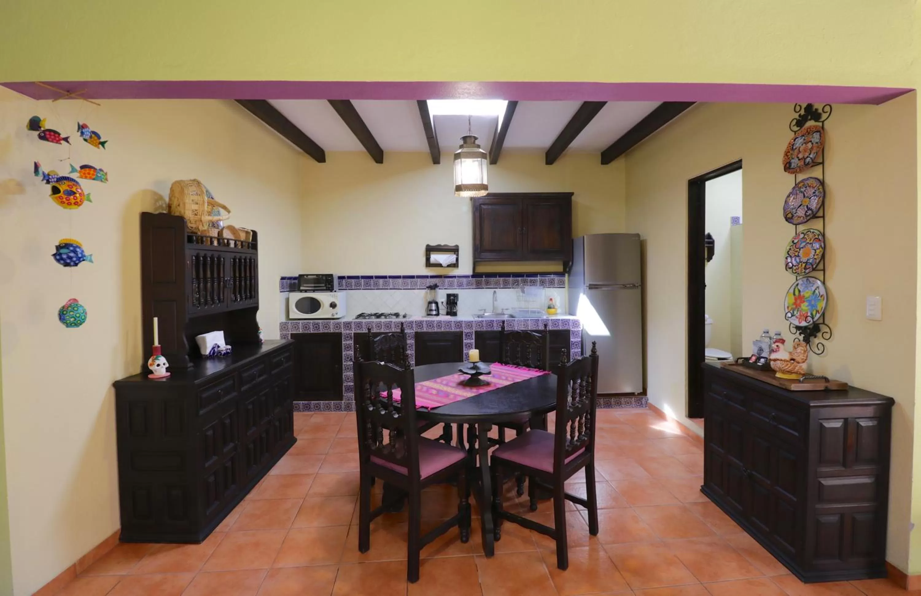 Kitchen or kitchenette in Casa Mia Suites