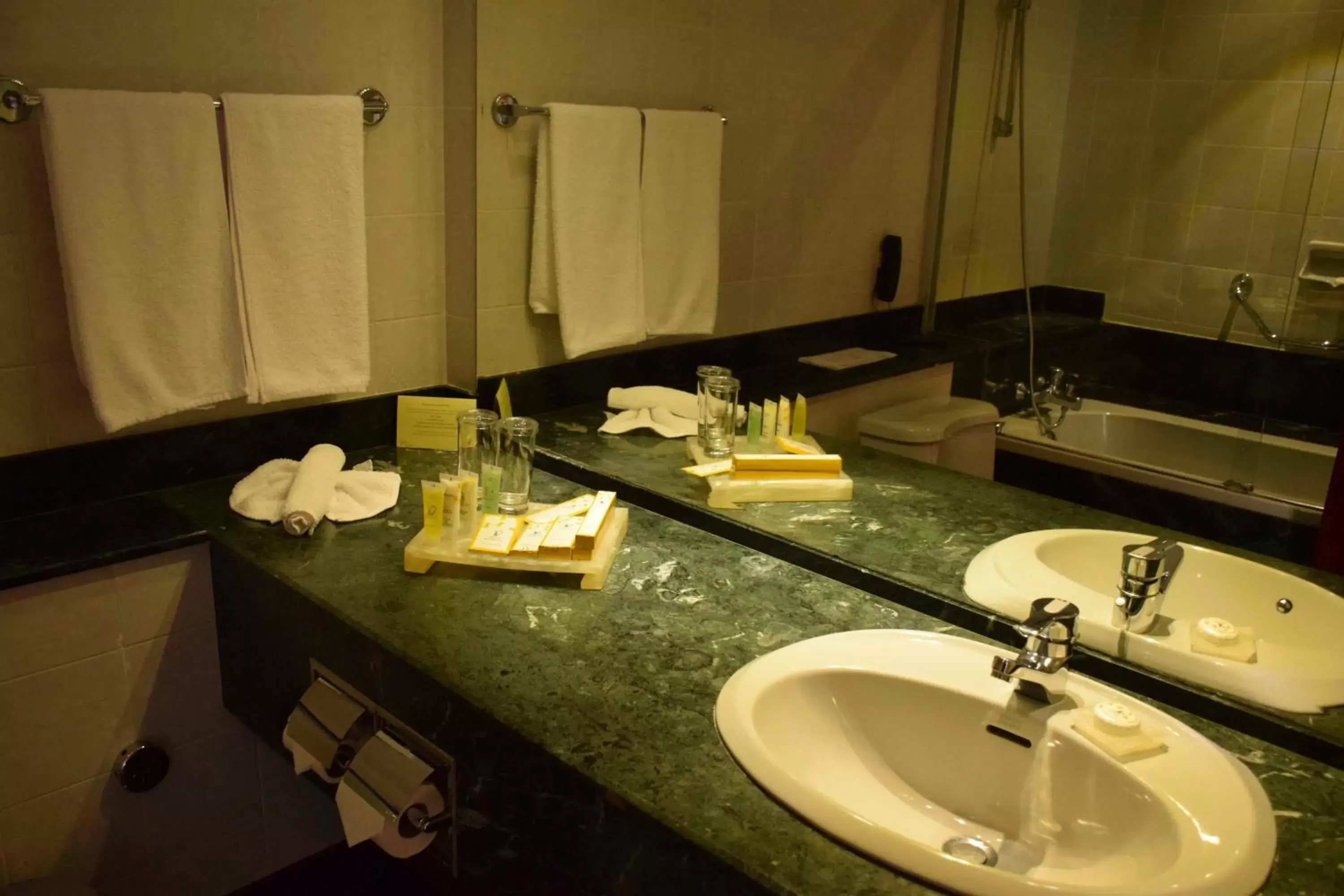 Bathroom in Mahaweli Reach Hotel