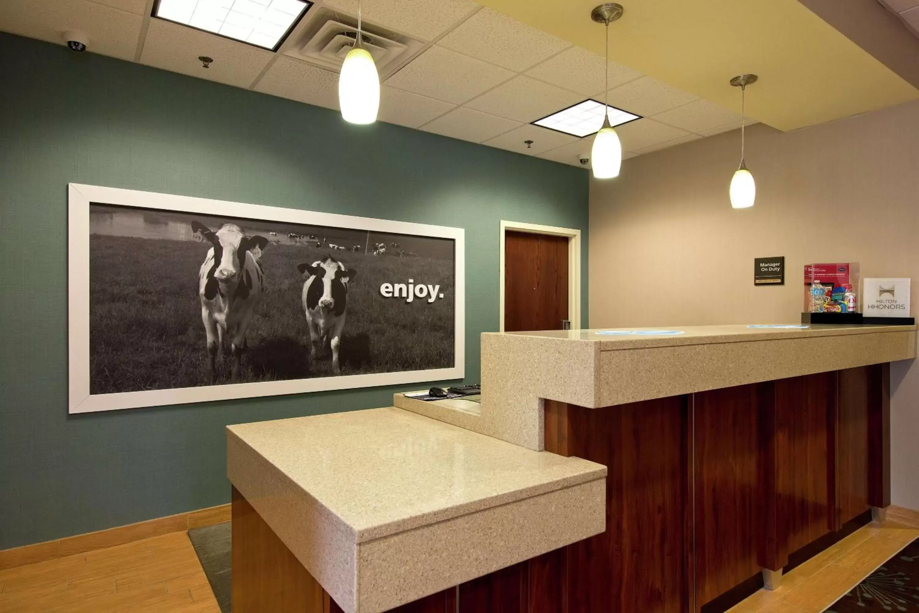 Lobby or reception in Hampton Inn Inwood Lobby or reception in Hampton Inn Inwood