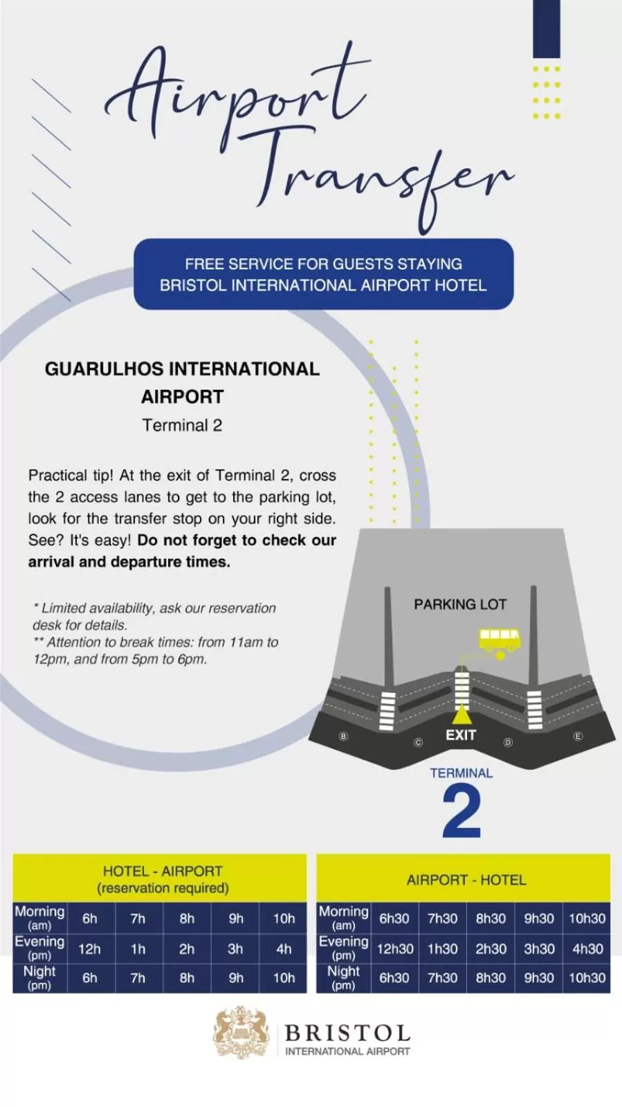 shuttle, Bird's-eye View in Bristol International Guarulhos