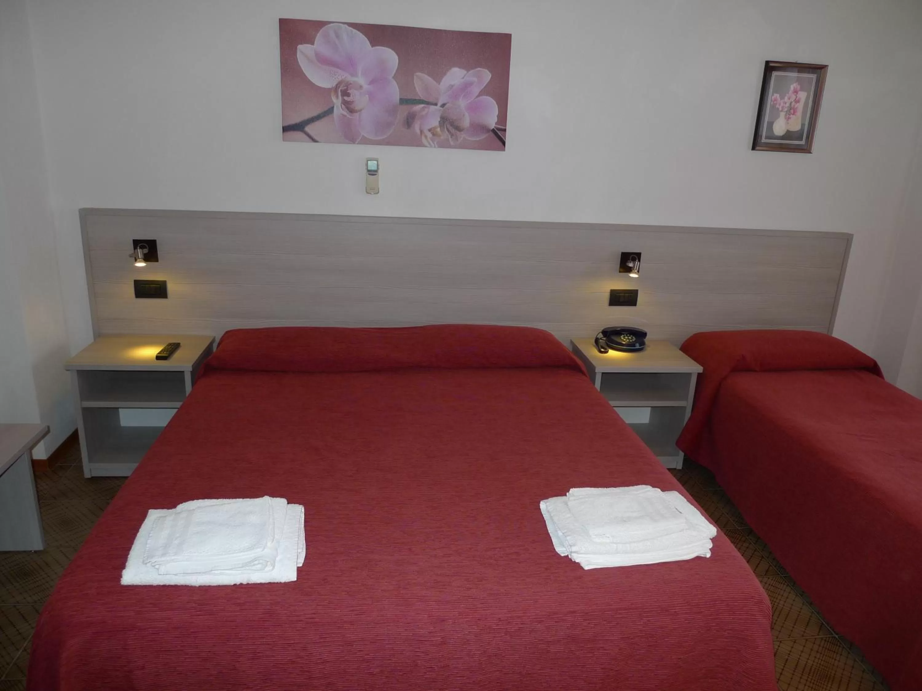 Bed in Hotel Alexander