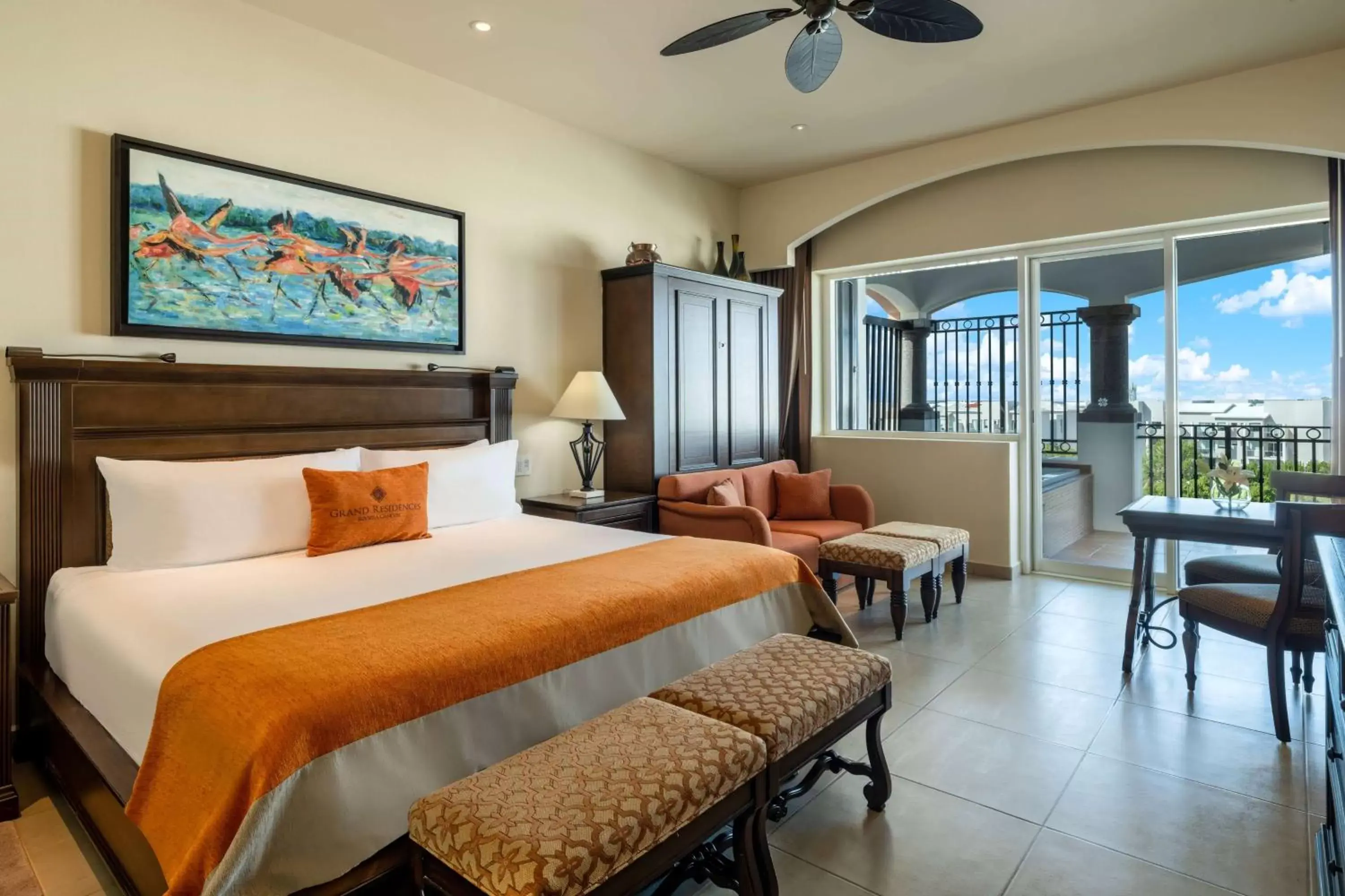 Bed in Grand Residences Riviera Cancun, All Inclusive