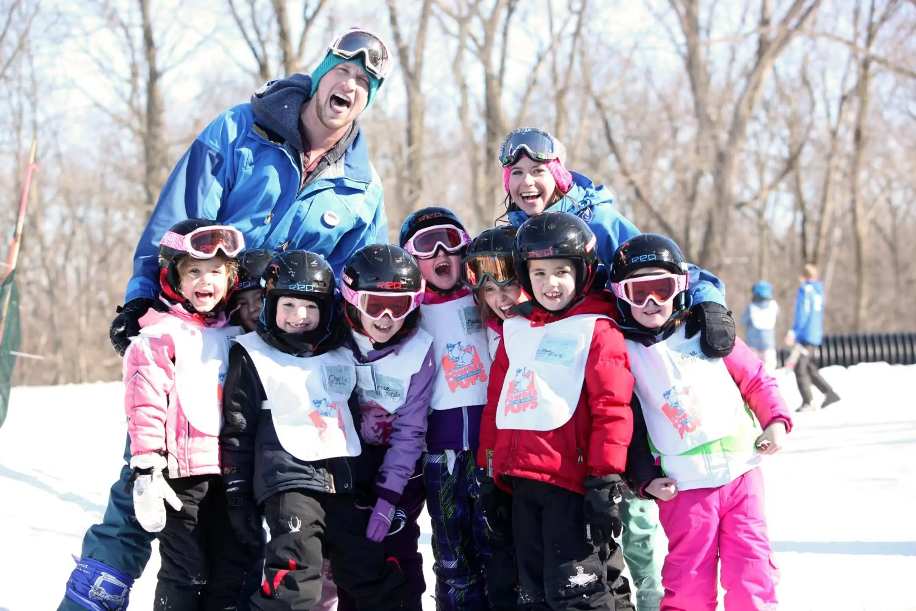 Skiing, Winter in Chestnut Mountain Resort