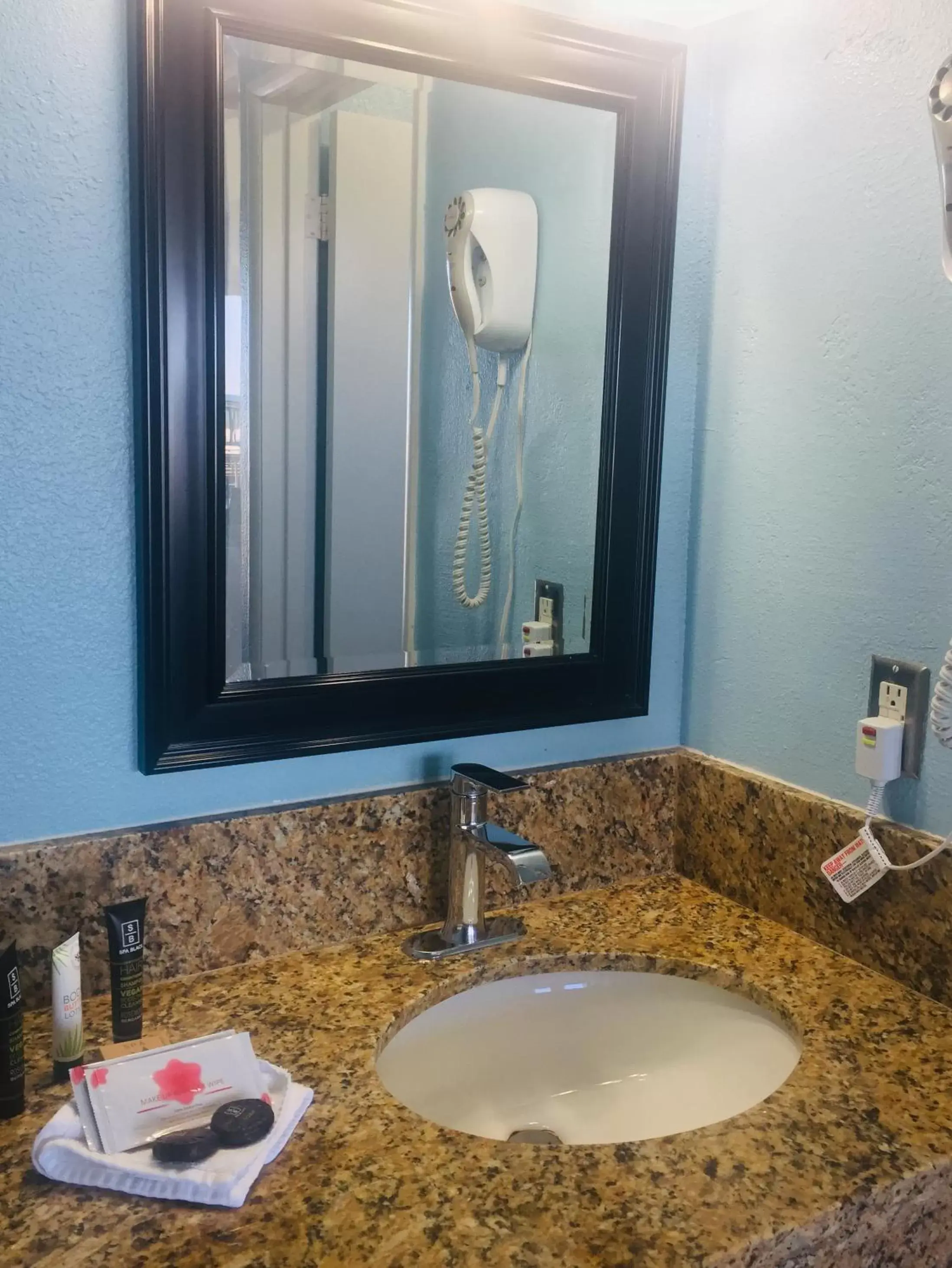 Bathroom in Dolphin Cove Motel