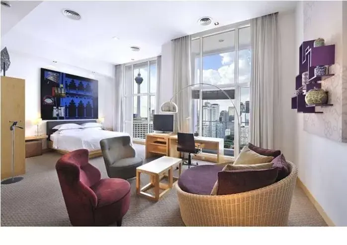 Photo of the whole room, Seating Area in Hotel Capitol Kuala Lumpur