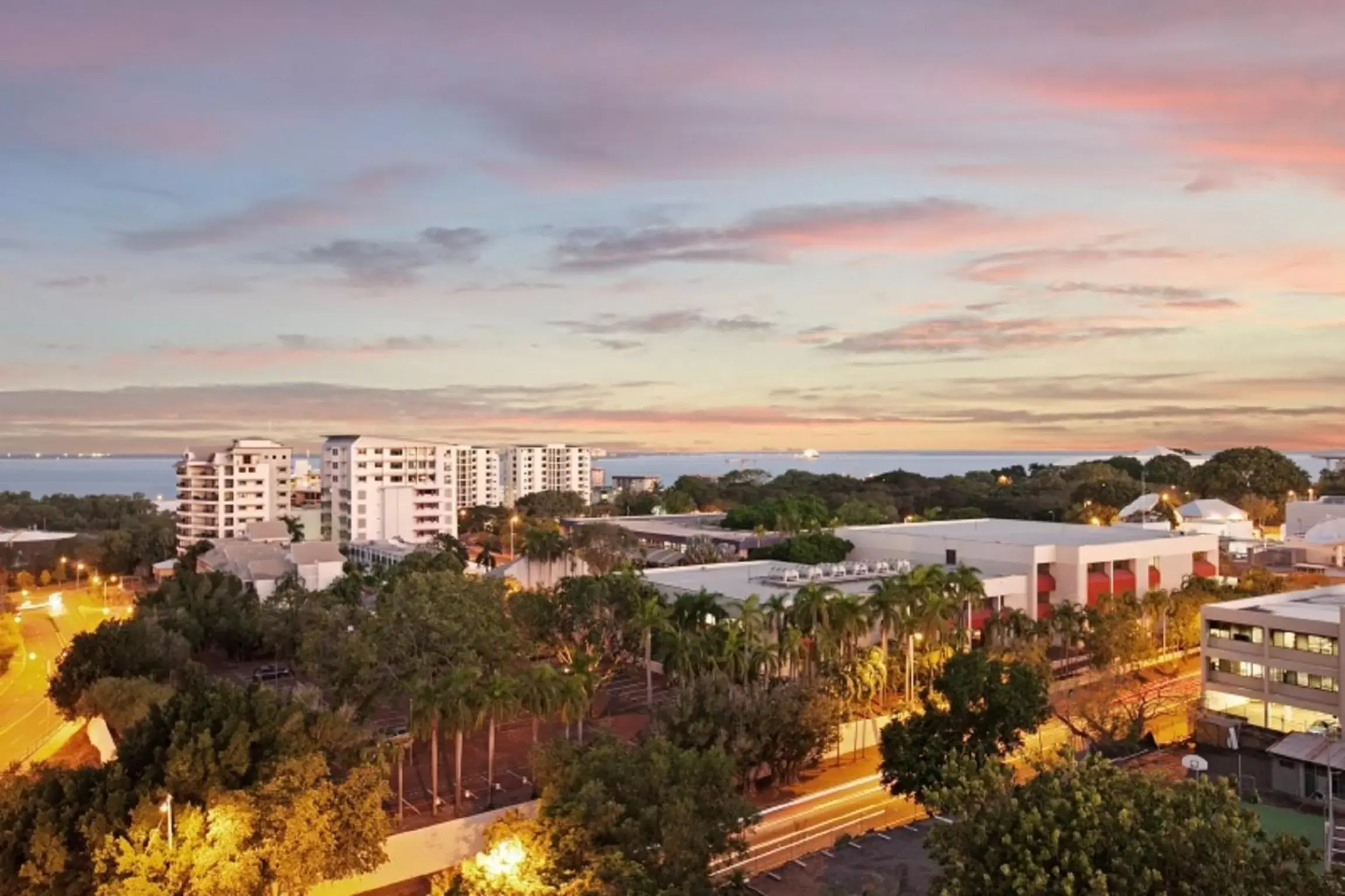 City view in Argus Apartments Darwin