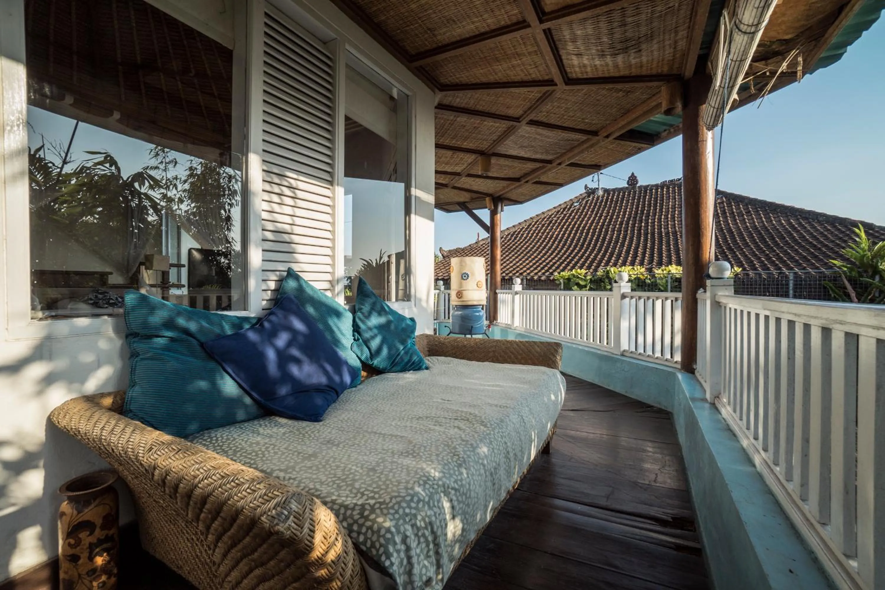 Balcony/Terrace in Gajah Biru Bungalows