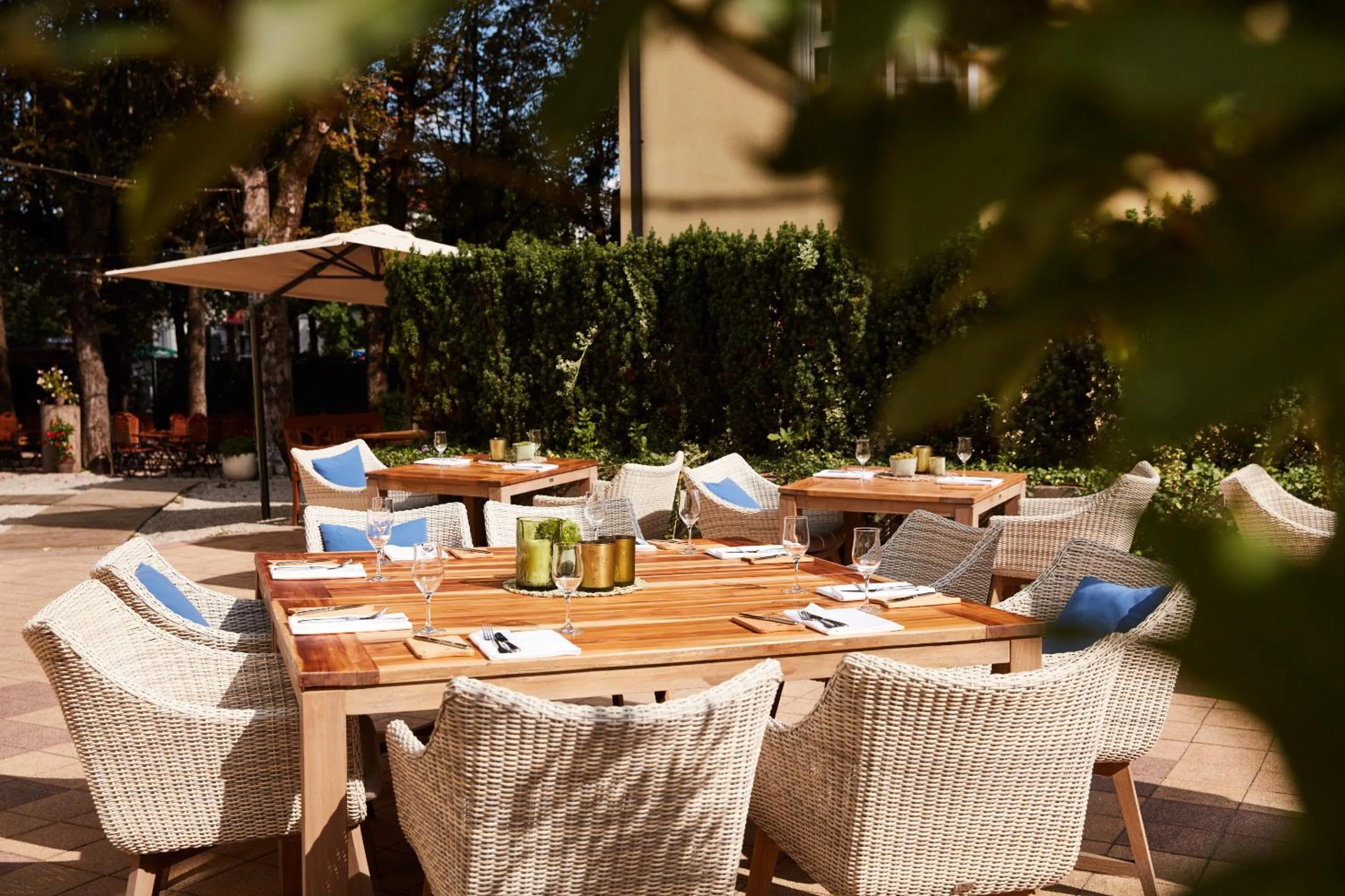 Patio in Hotel Prinzregent München Messe