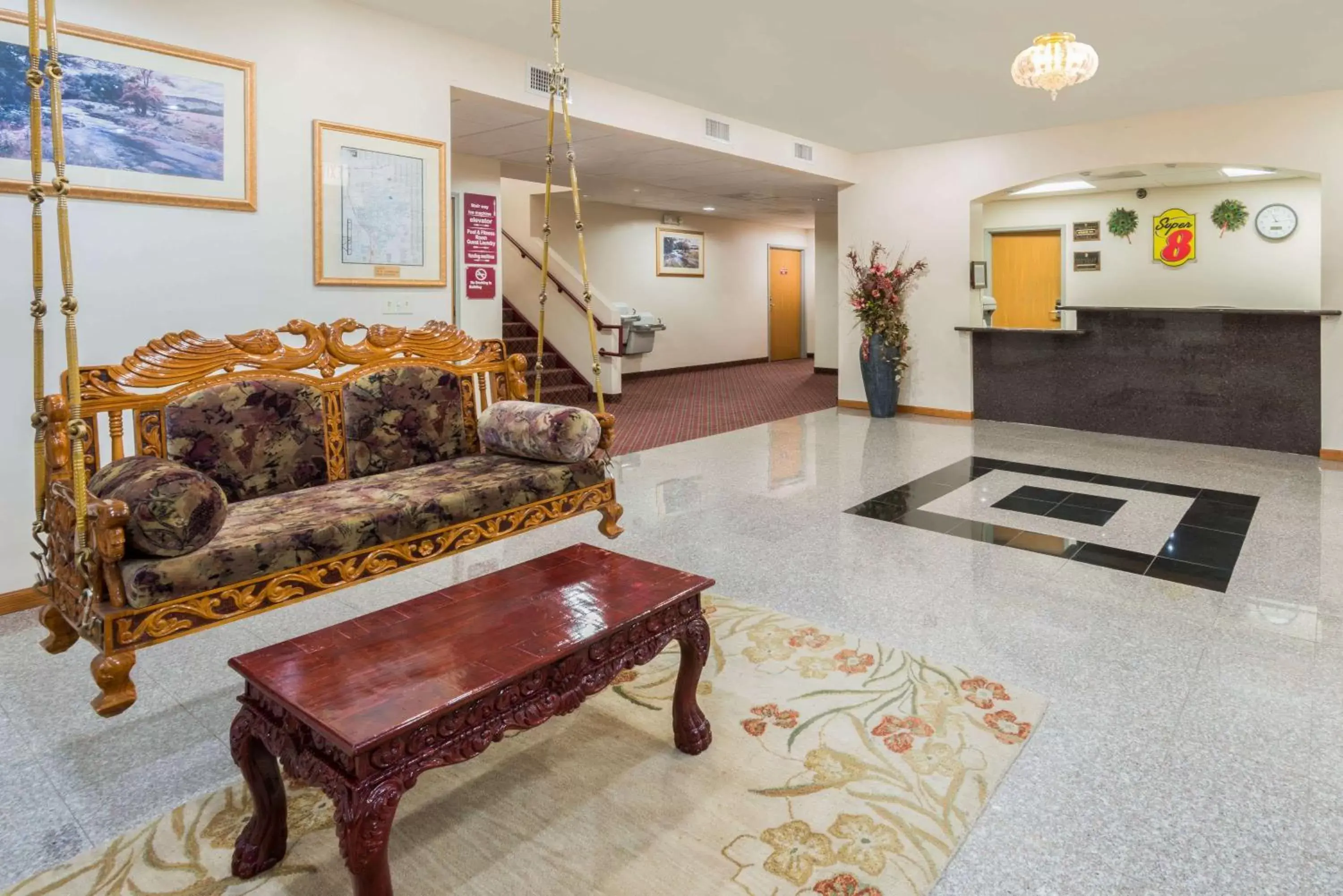 Lobby or reception in Super 8 by Wyndham Salina Lobby or reception in Super 8 by Wyndham Salina
