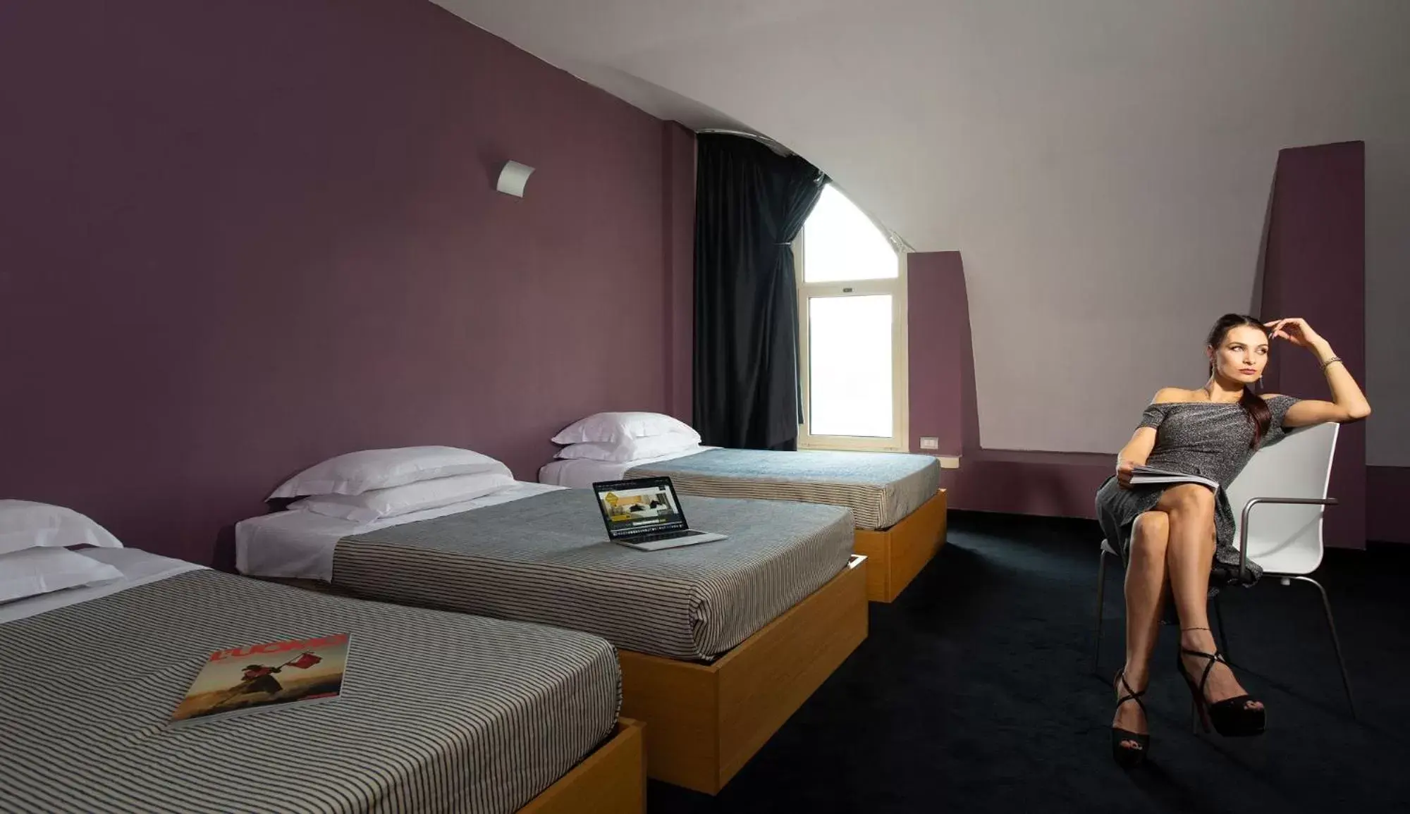 Bed in Hotel Delle Fiere