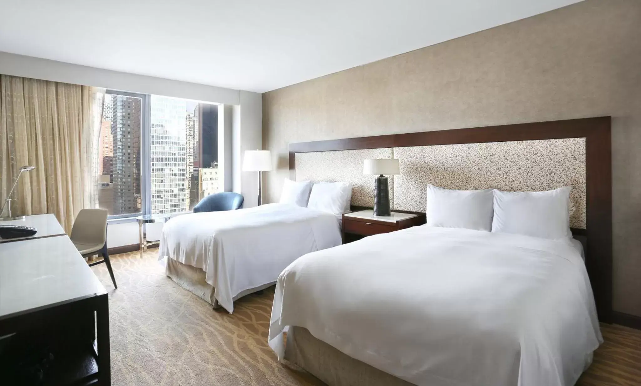 Photo of the whole room, Bed in InterContinental New York Times Square, an IHG Hotel