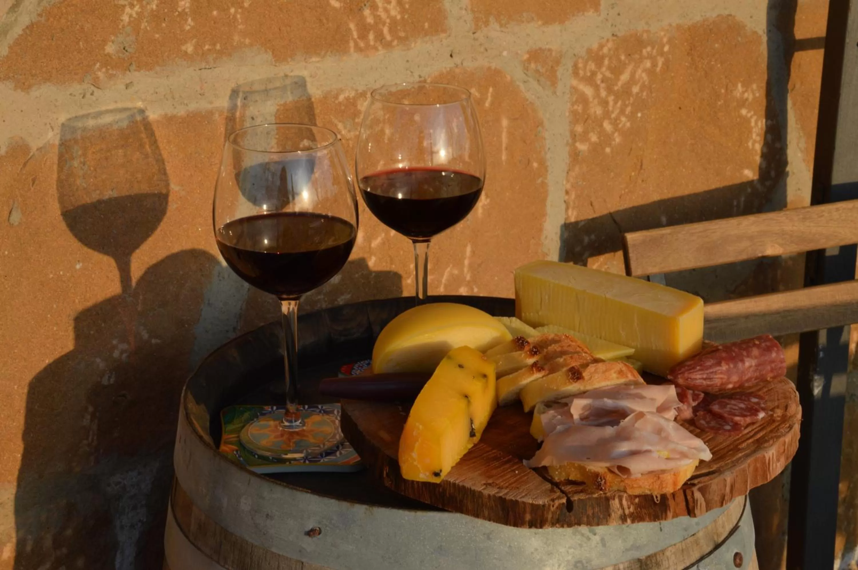 Food and drinks in B&B La Roverella