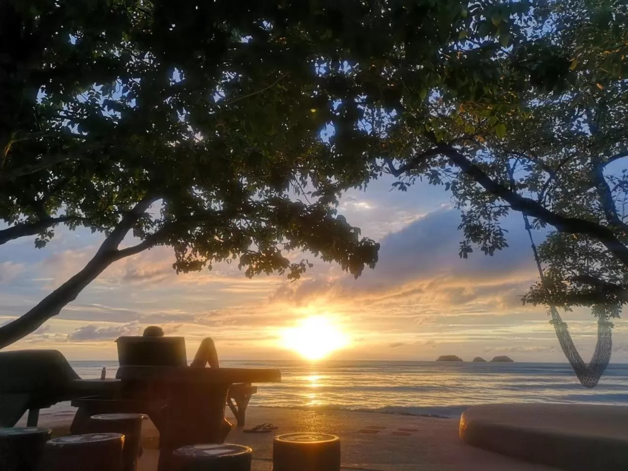 Sunset in Koh Chang Bailan Beach Resort