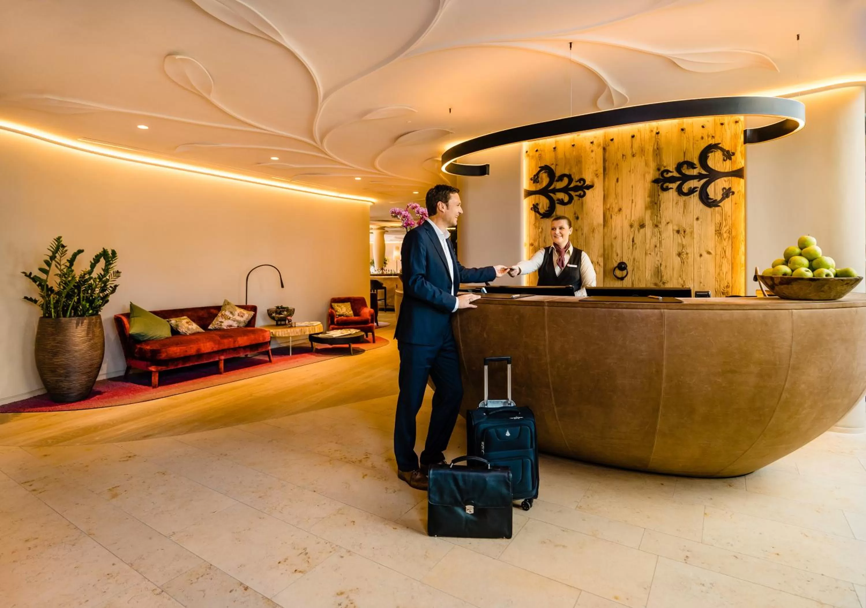 Lobby or reception in Hotel Neues Tor