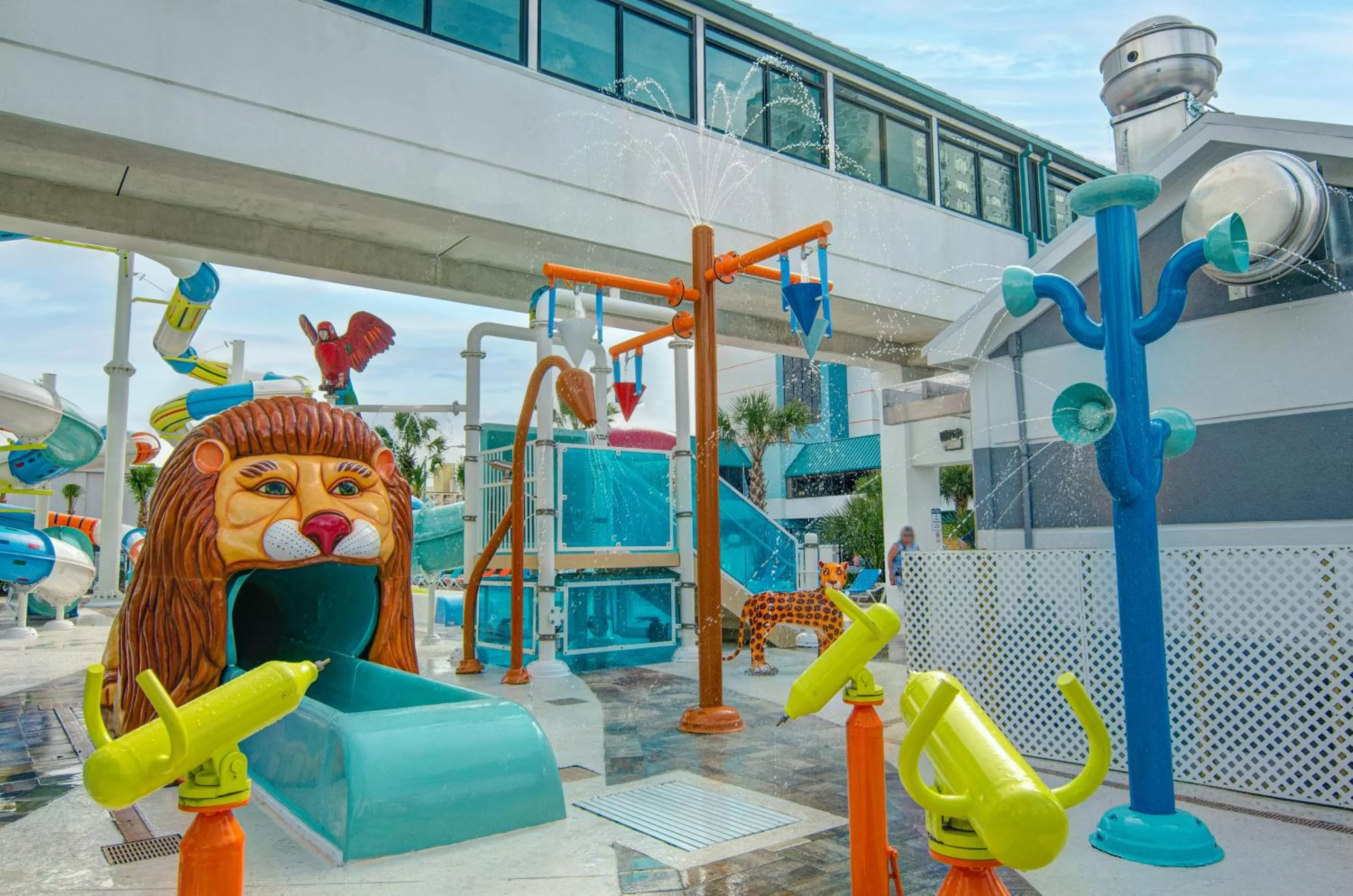 Aqua park, Children in Ocean Escape Condos