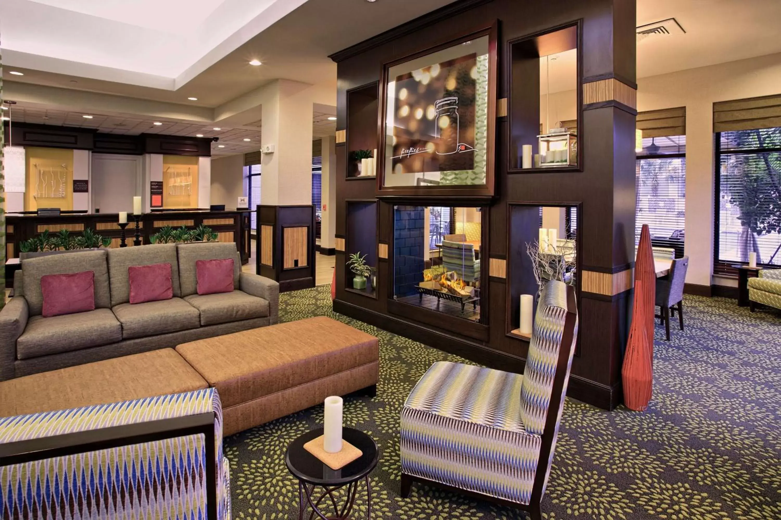 Lobby or reception, Seating Area in Hilton Garden Inn West Palm Beach Airport