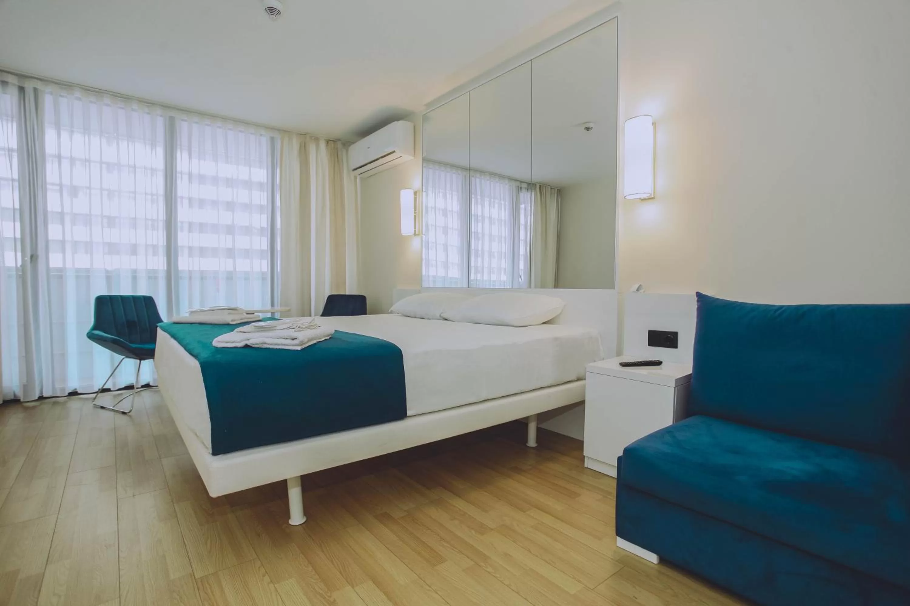Bed in Orbi City Batumi With Sea View