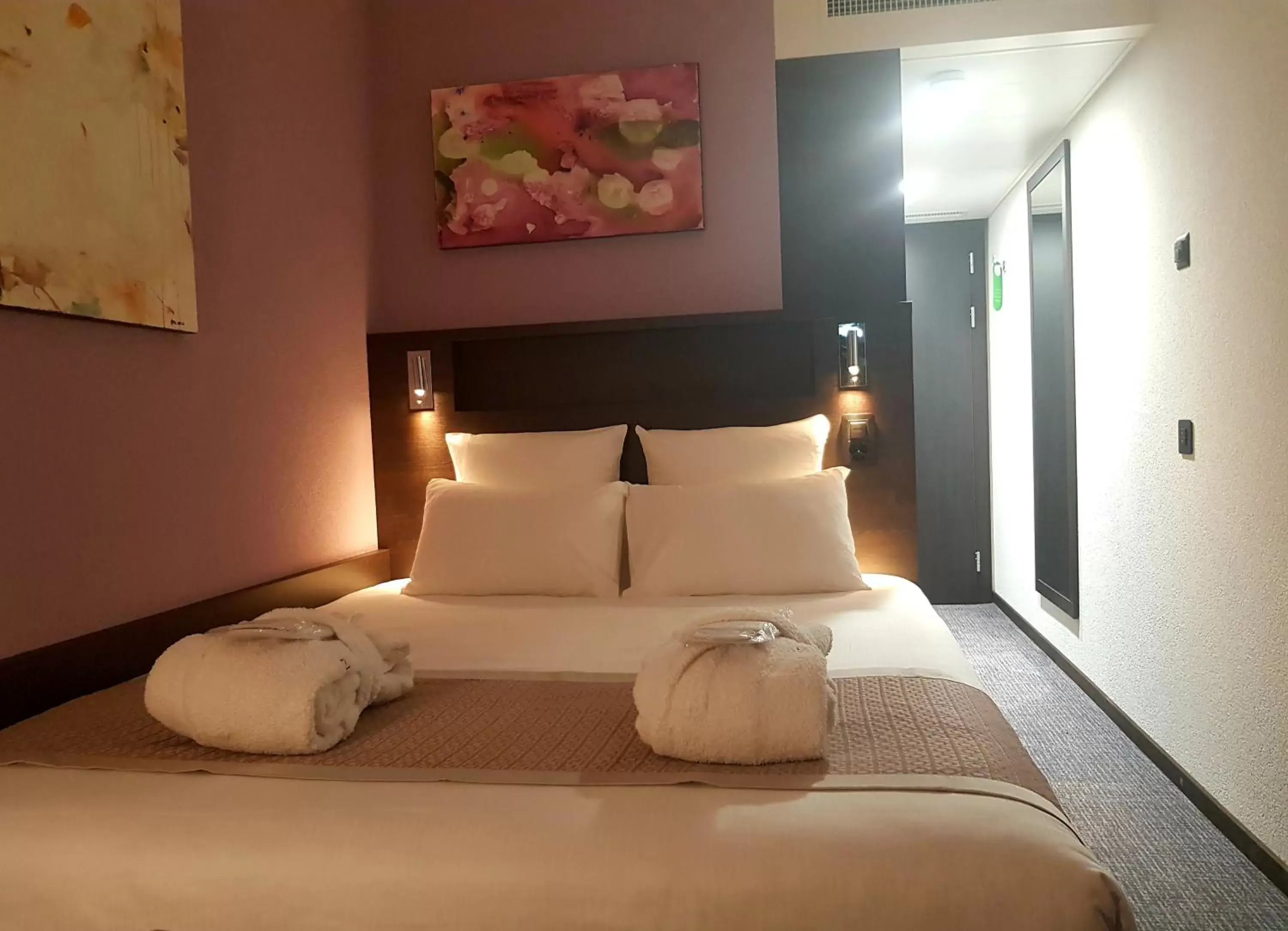 Bed in Nash Pratik Hotel